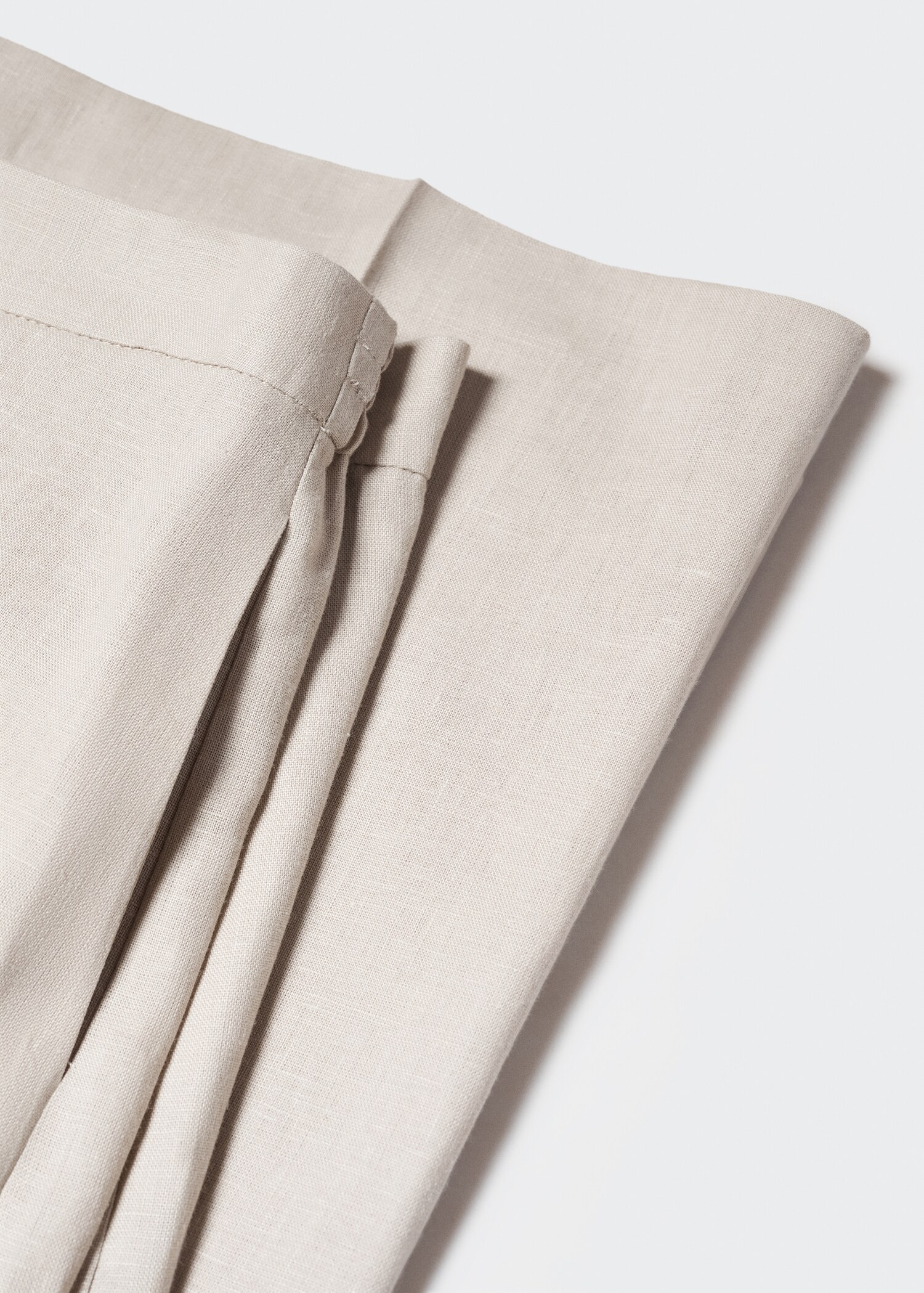 100% linen culotte pants  - Details of the article 8