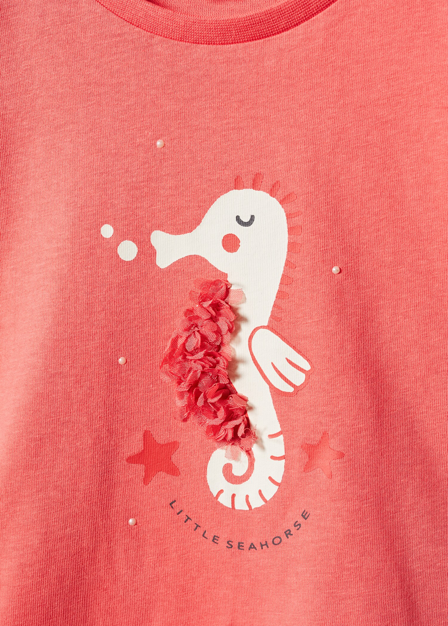 Printed cotton-blend T-shirt - Details of the article 0