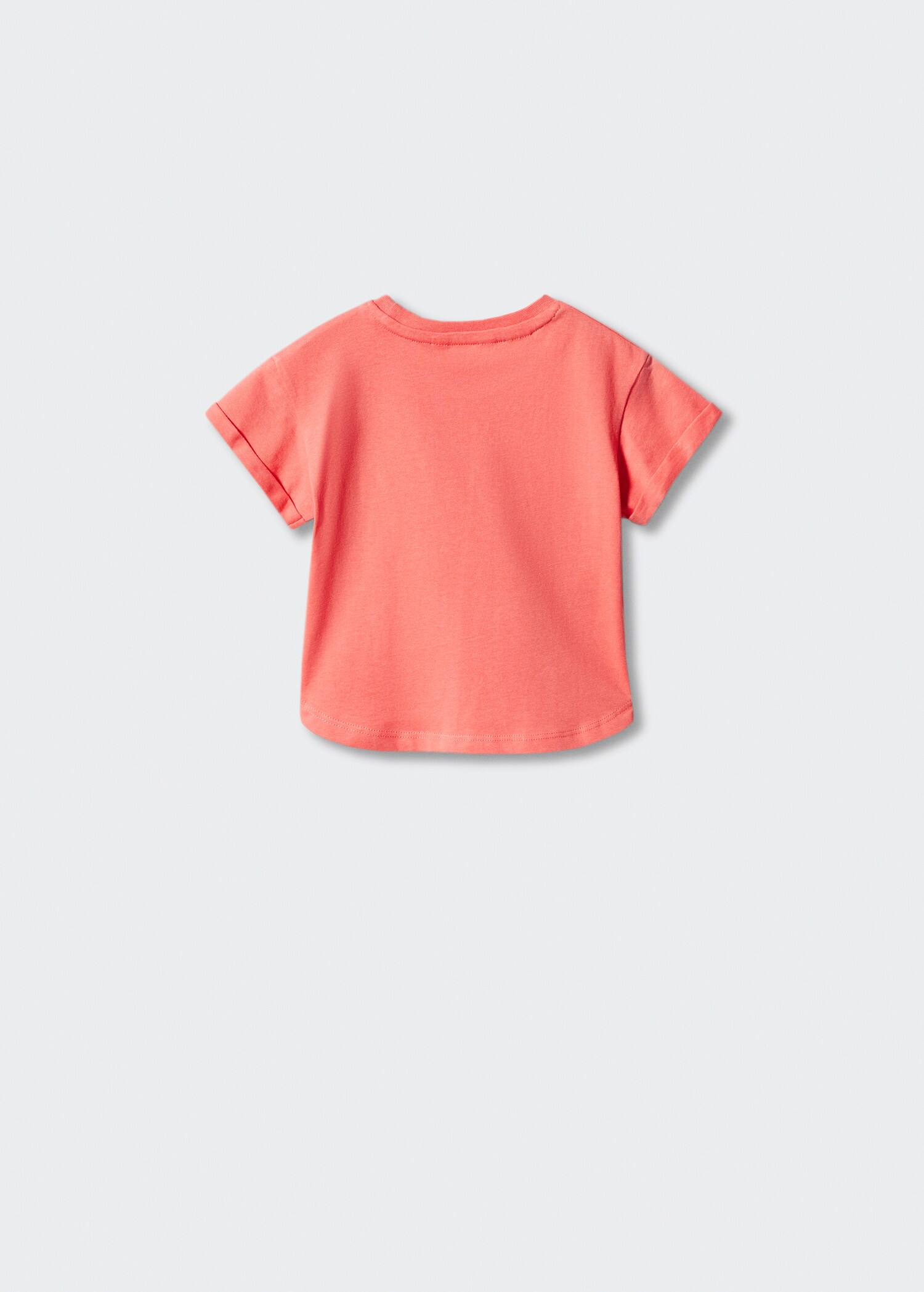 Printed cotton-blend T-shirt - Reverse of the article