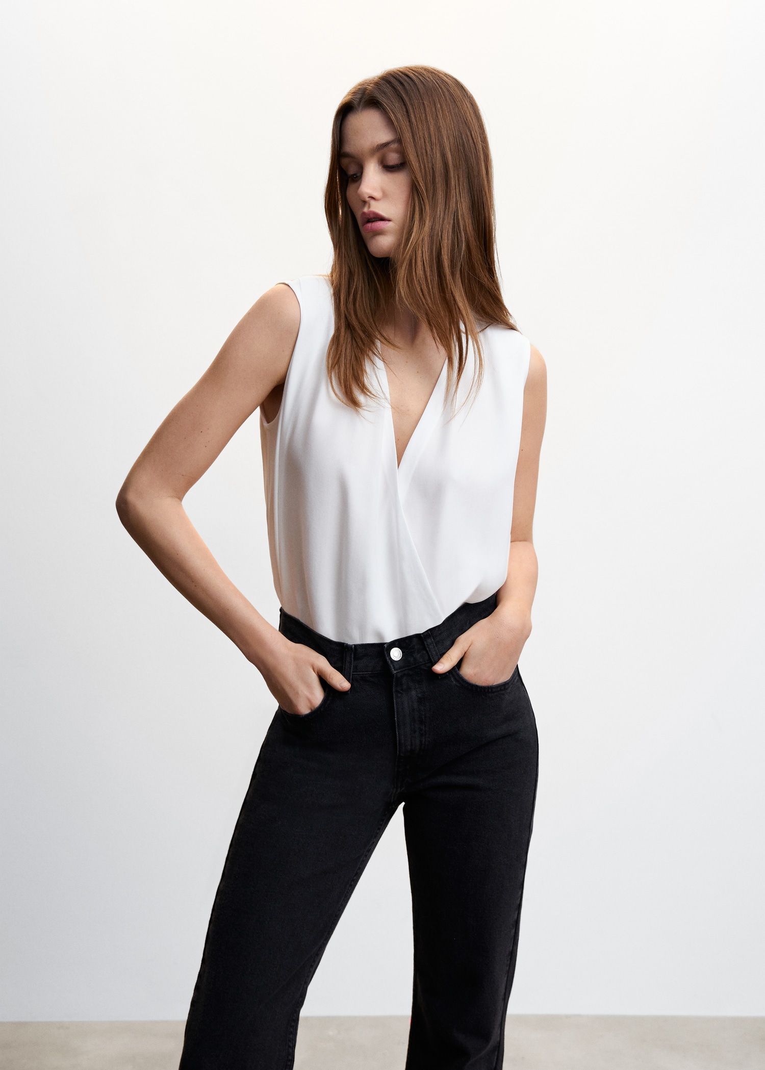 Blusa cruzada lyocell1