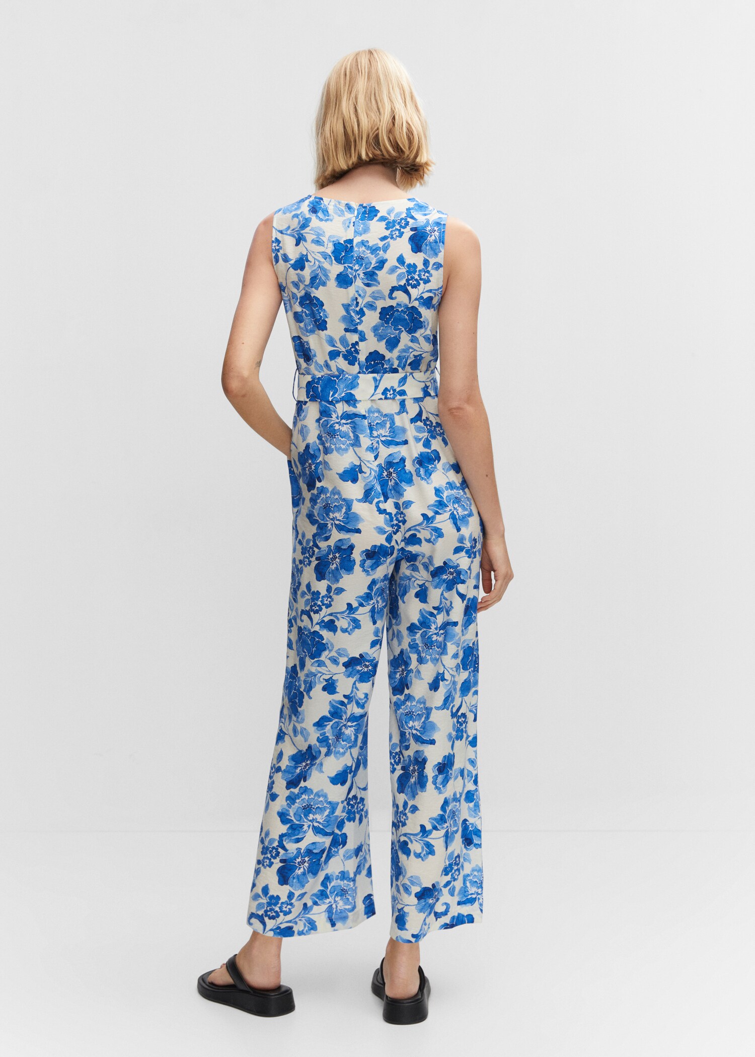 Bow long jumpsuit - Reverse of the article