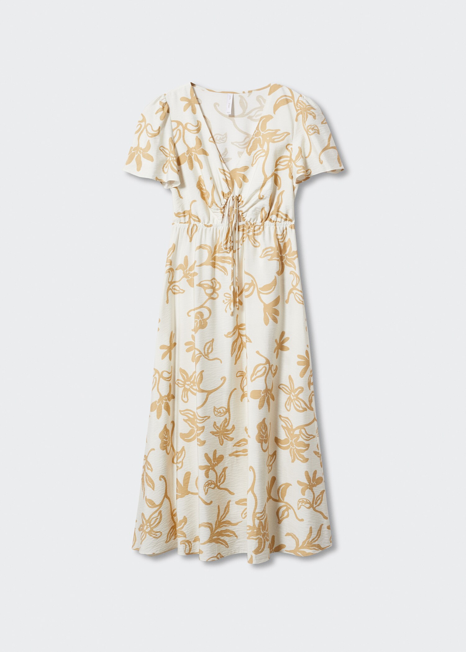 Printed cut-out detail dress - Article without model