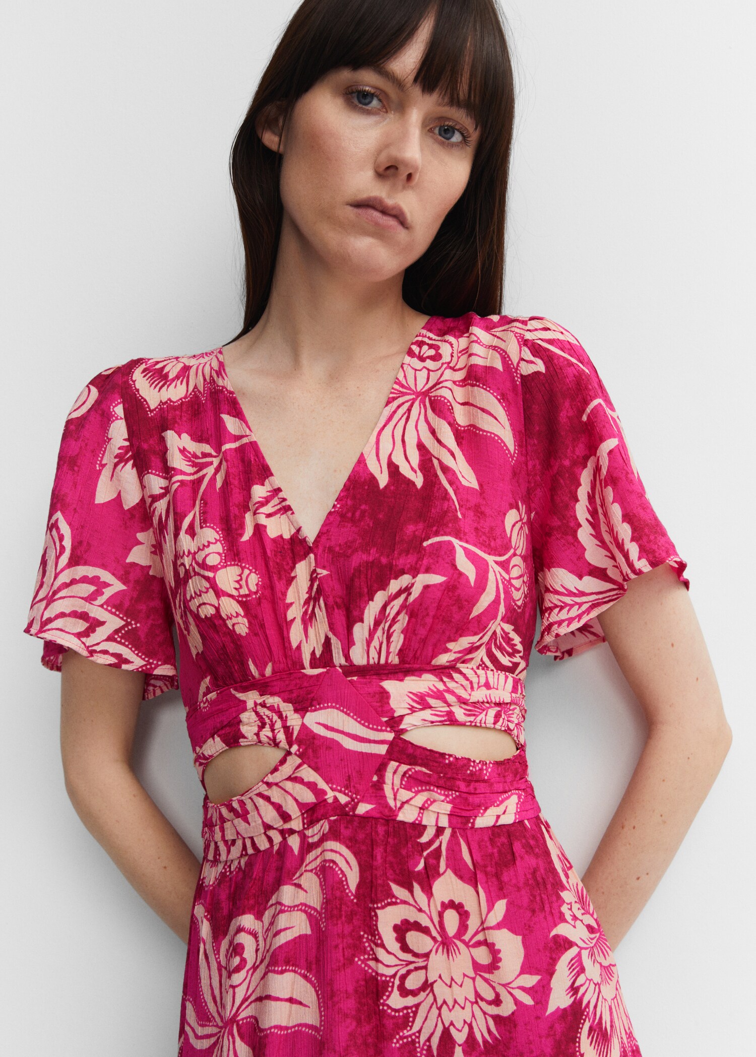 Vestido floral aberturas - Detalle del artículo 1