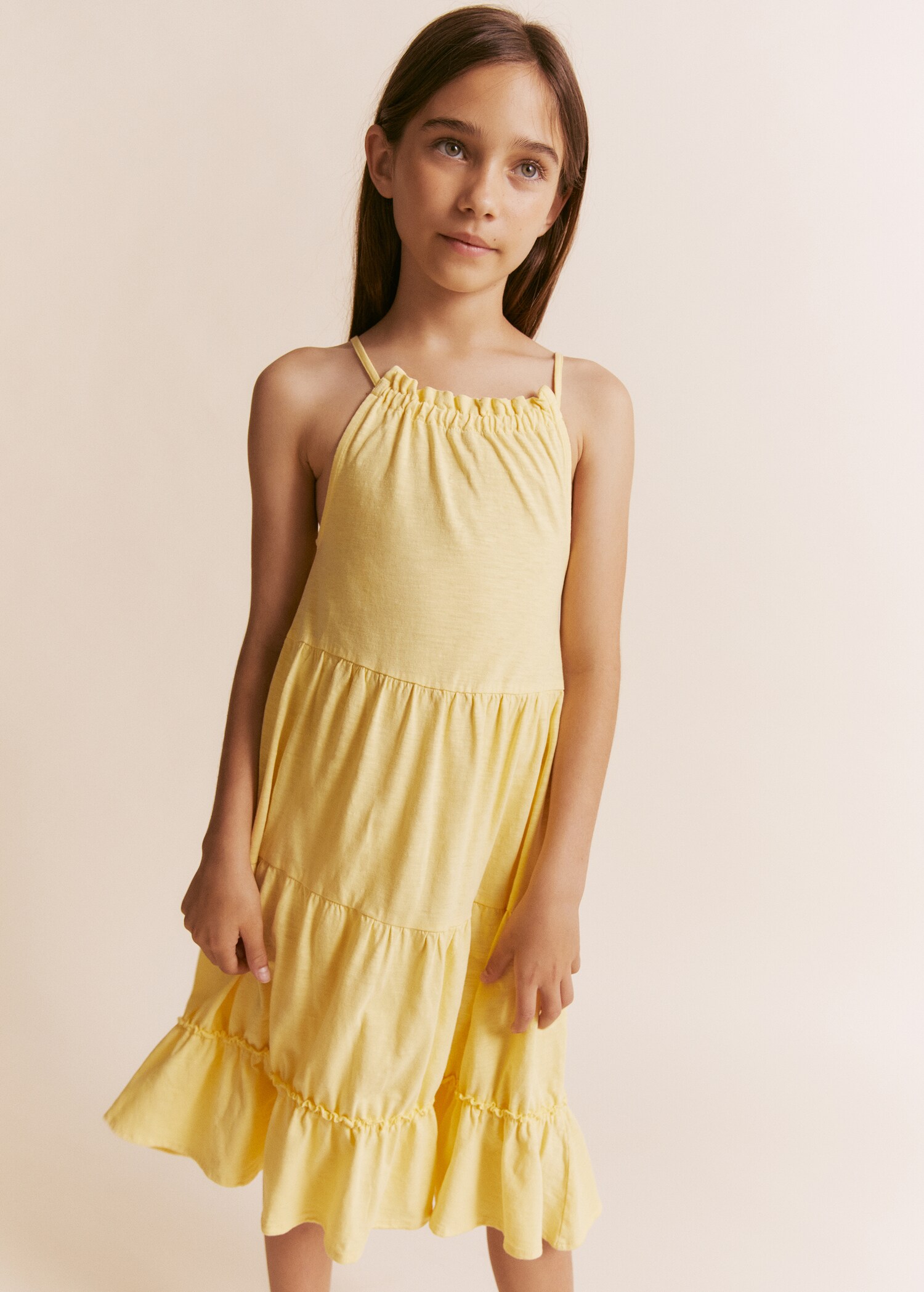 Frill cotton dress - Details of the article 5