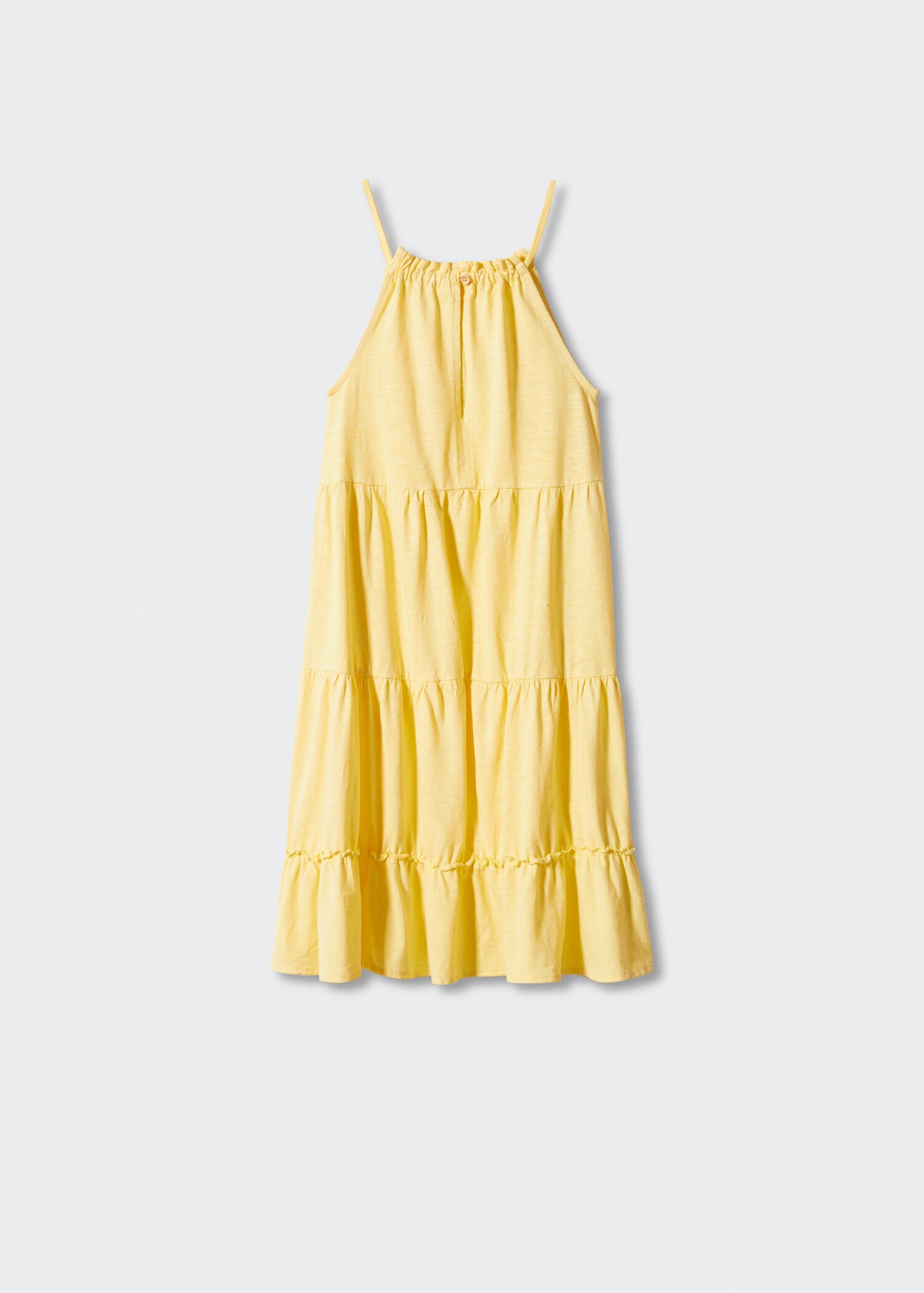 Frill cotton dress - Reverse of the article