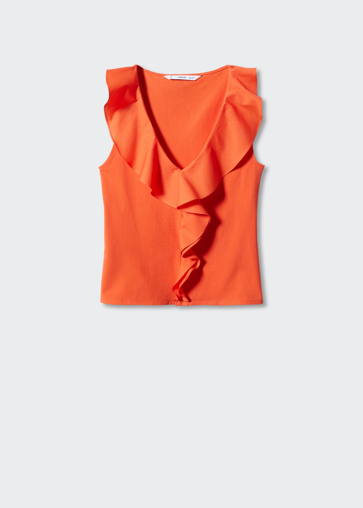 Top cuello volante - Artículo sin modelo