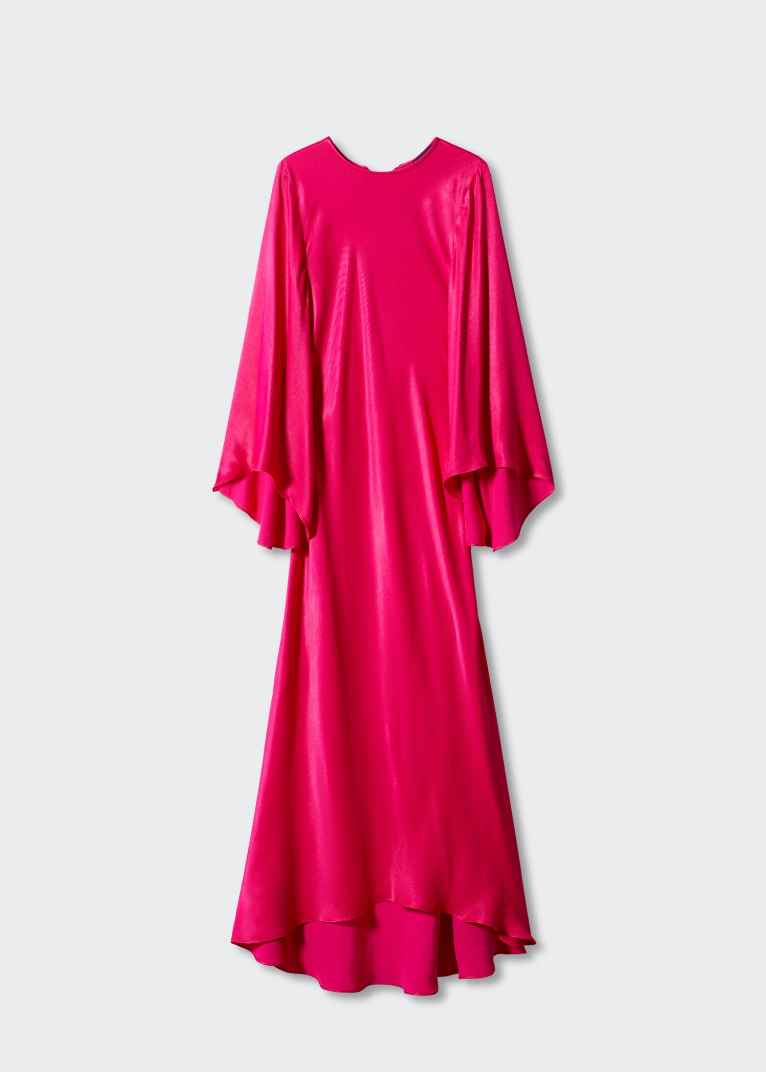 Robe satinée manches cloche - Article sans modèle