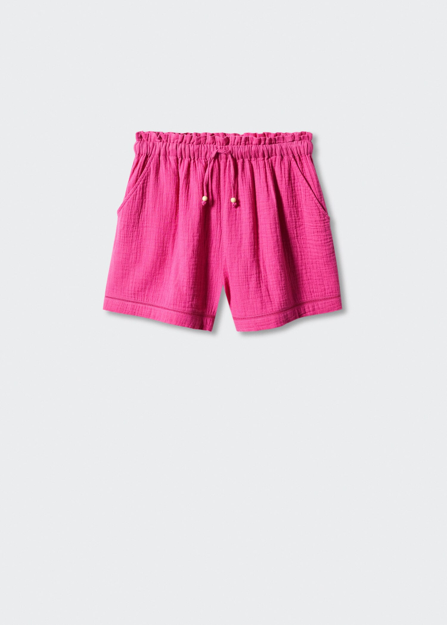 Cotton shorts with elastic waist - Товар без моделі