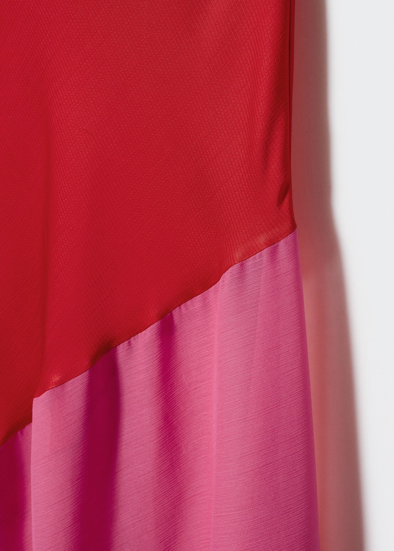 Vestido asimétrico panel semitransparente - Detalle del artículo 8