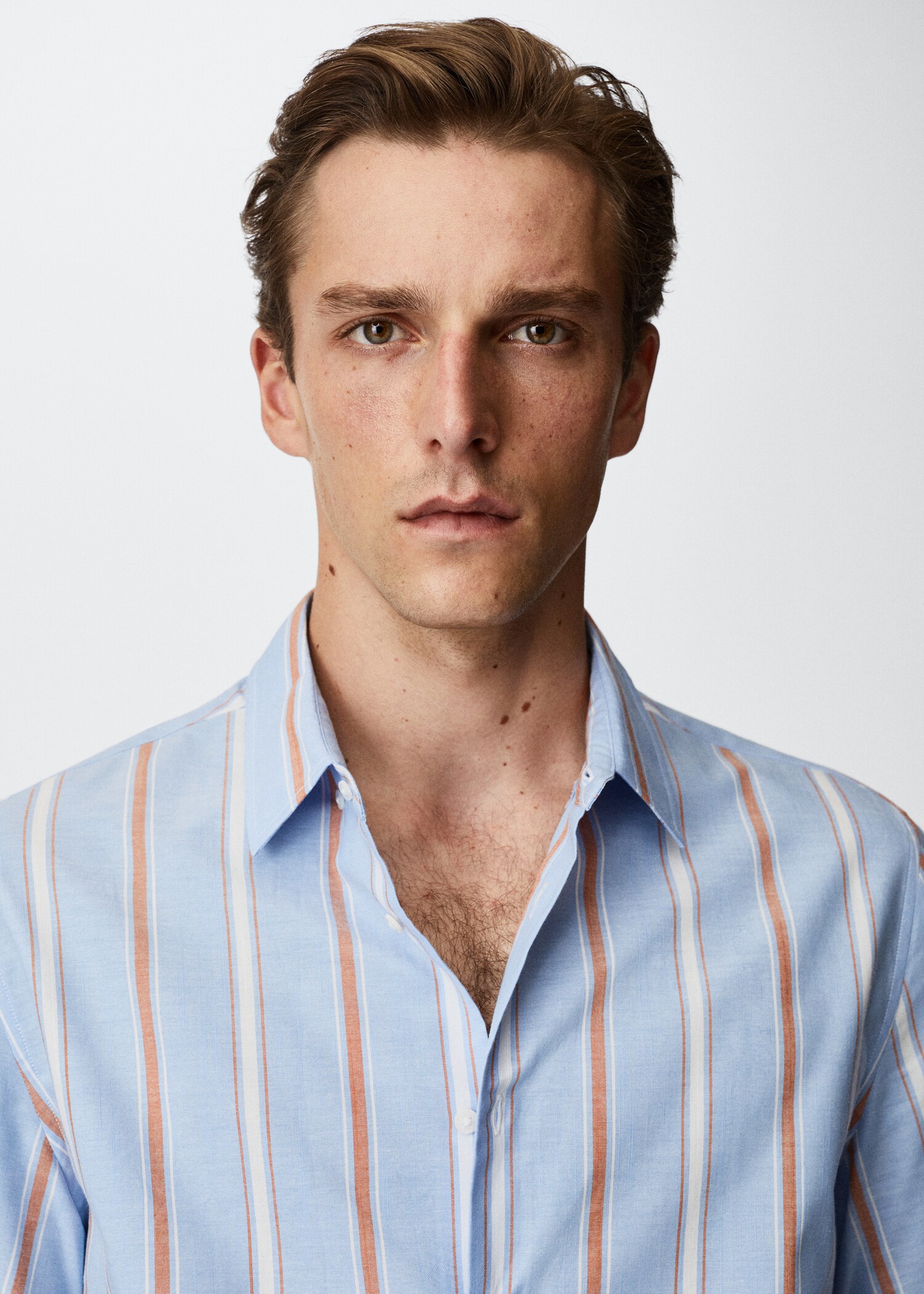 Striped cotton shirt - Details of the article 1