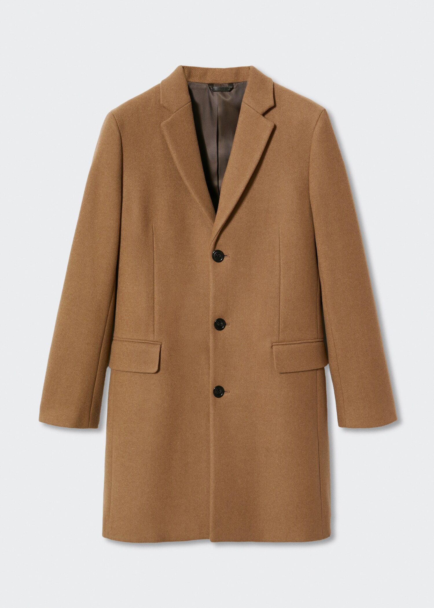 Manteau long laine recyclée - Article sans modèle