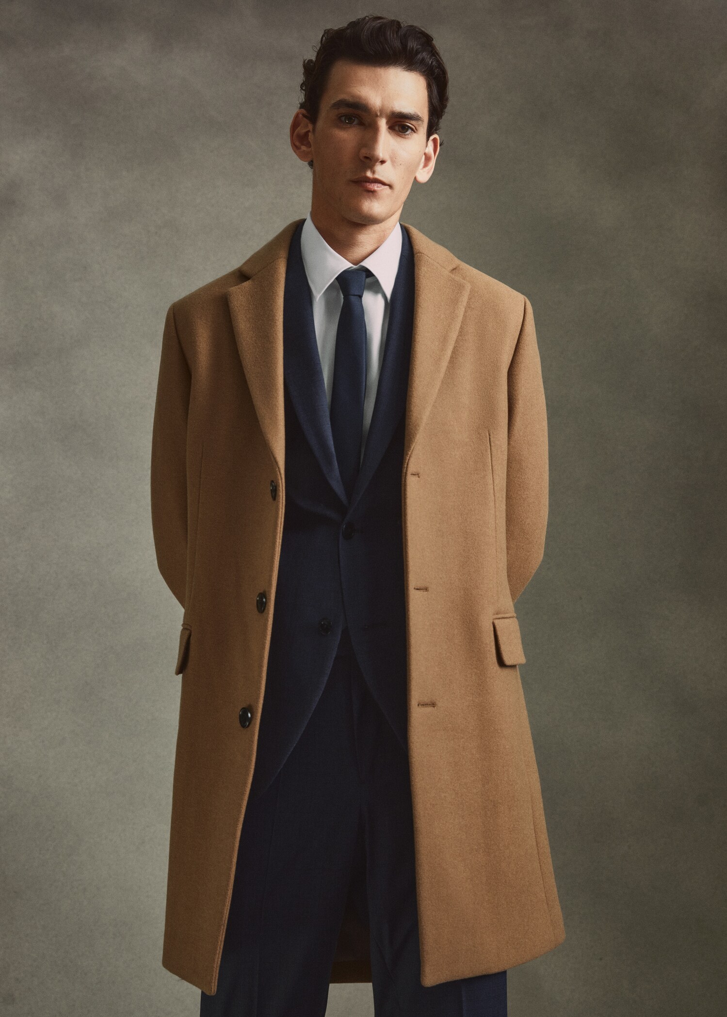 Manteau long laine recyclée - Détail de l'article 5