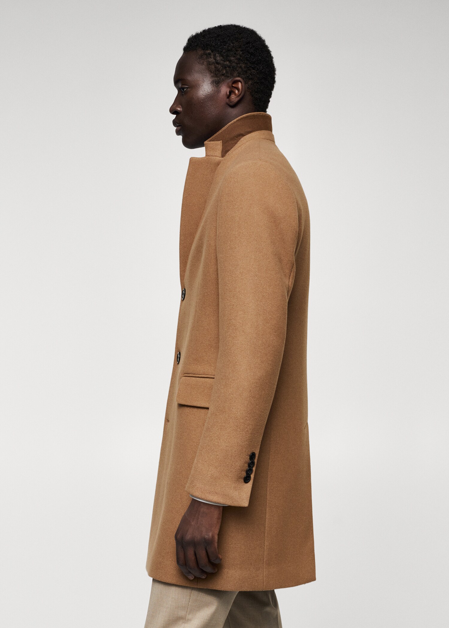 Manteau long laine recyclée - Détail de l'article 6