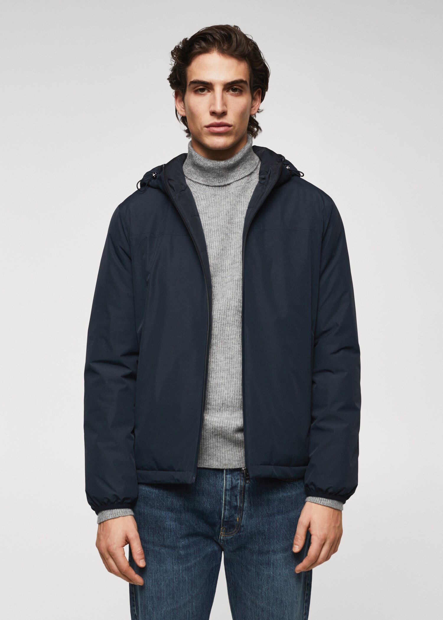 Raincoat hooded jacket - Medium plane