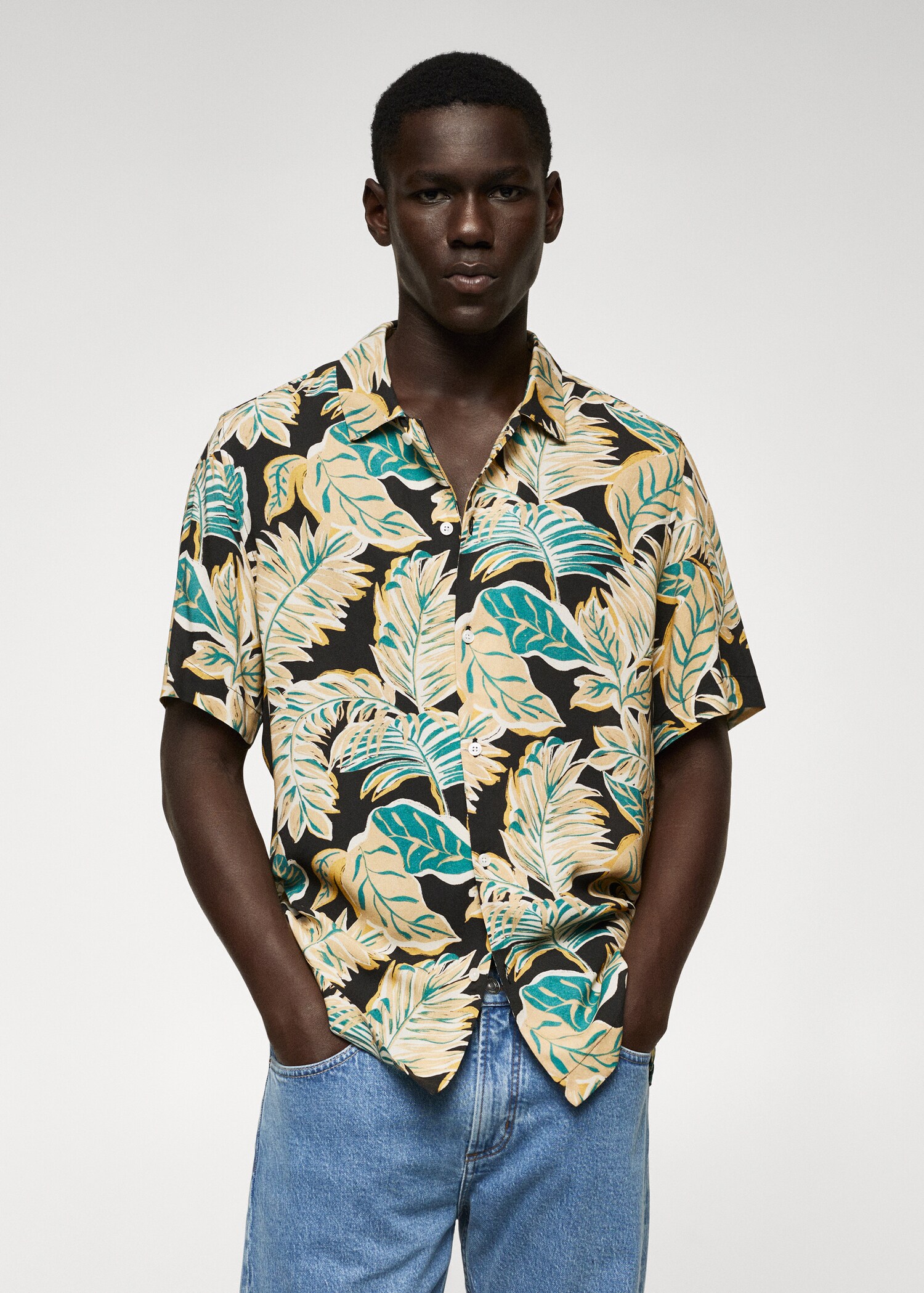 Camicia fluida hawaiana - Piano medio