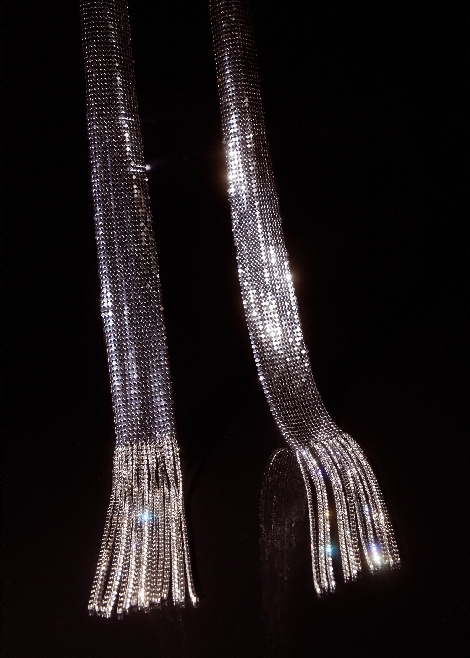 Fine metal mesh scarf - Details of the article 6