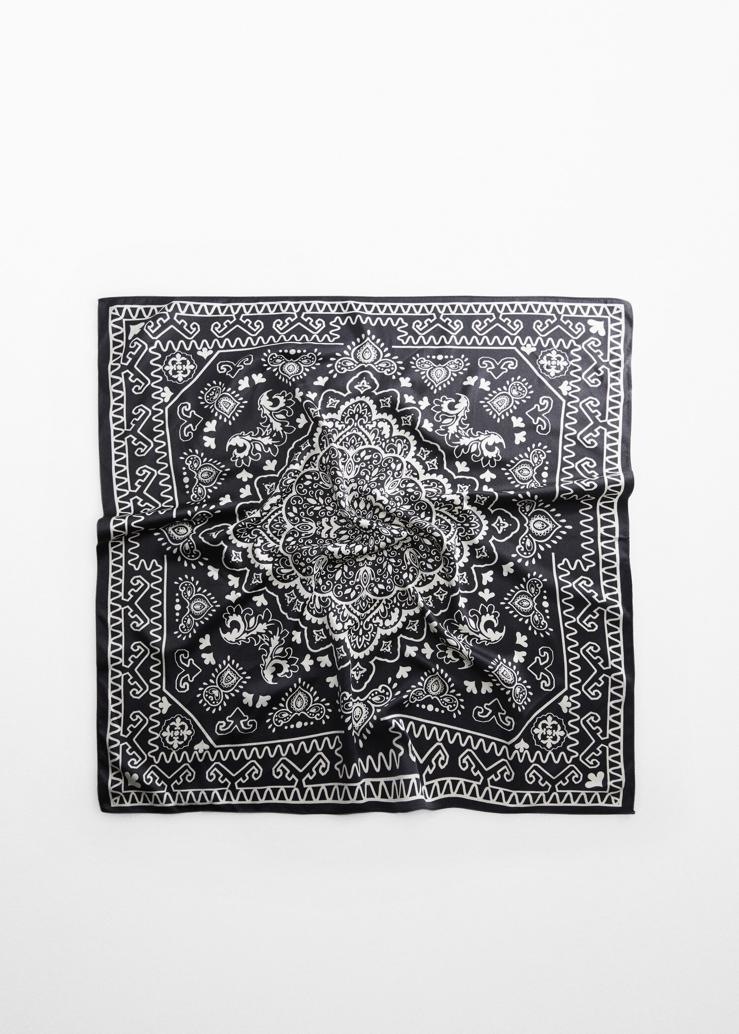 Geometric printed foulard - Article without model