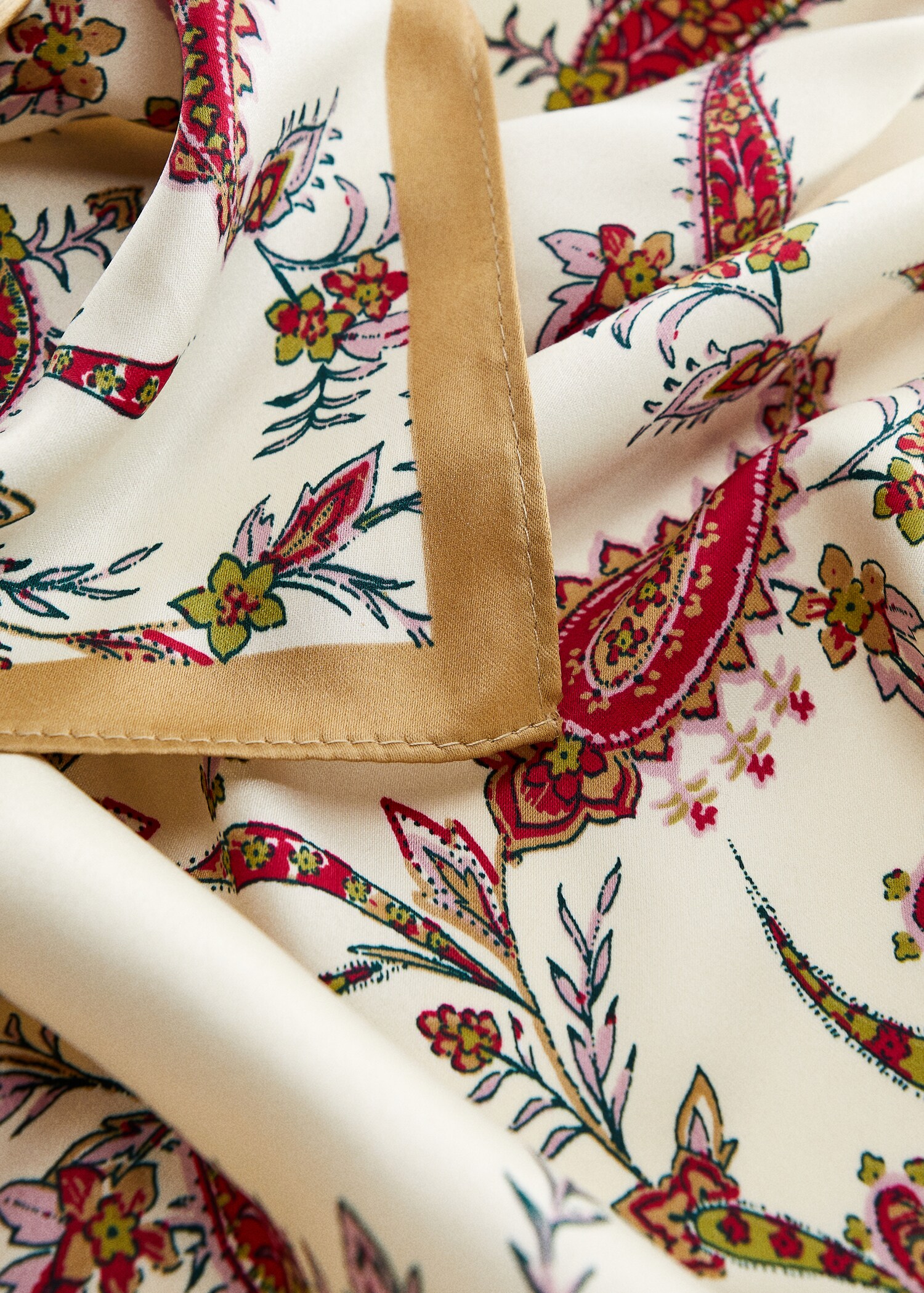 Pañuelo estampado satinado - Detalle del artículo 1