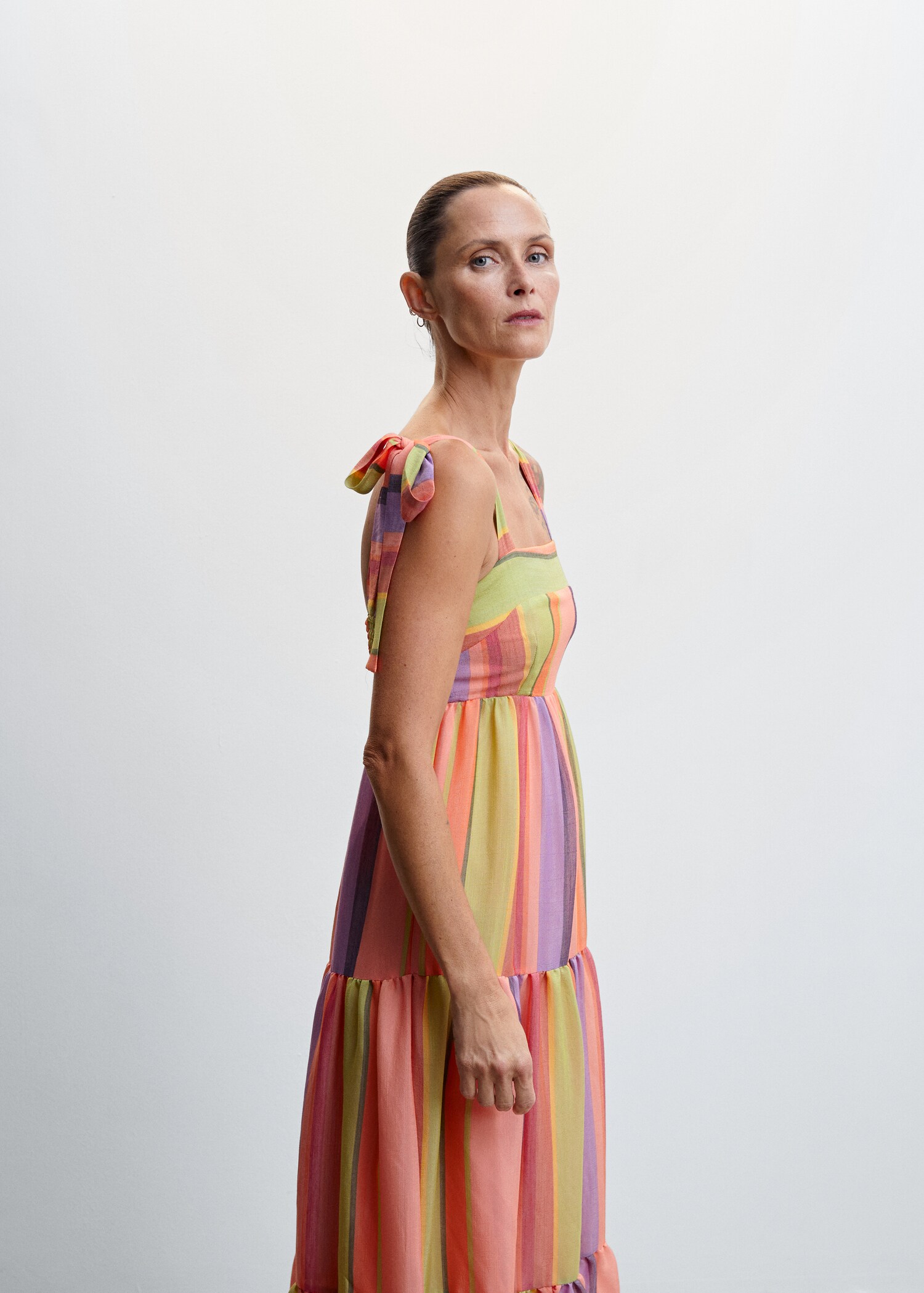 Striped long dress - รายละเอียดของสินค้า 2