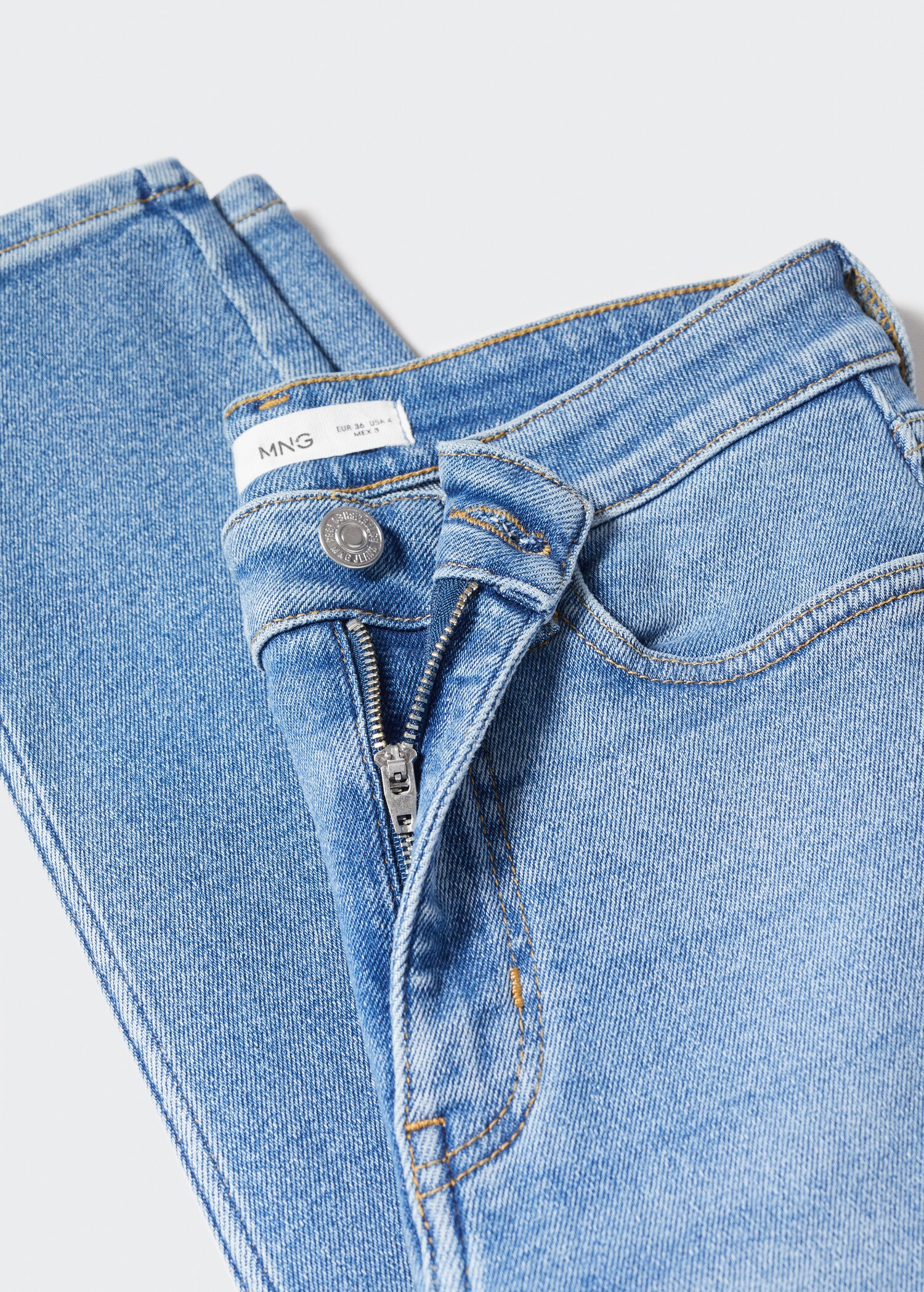 Jeans skinny tiro alto  - Detalle del artículo 8