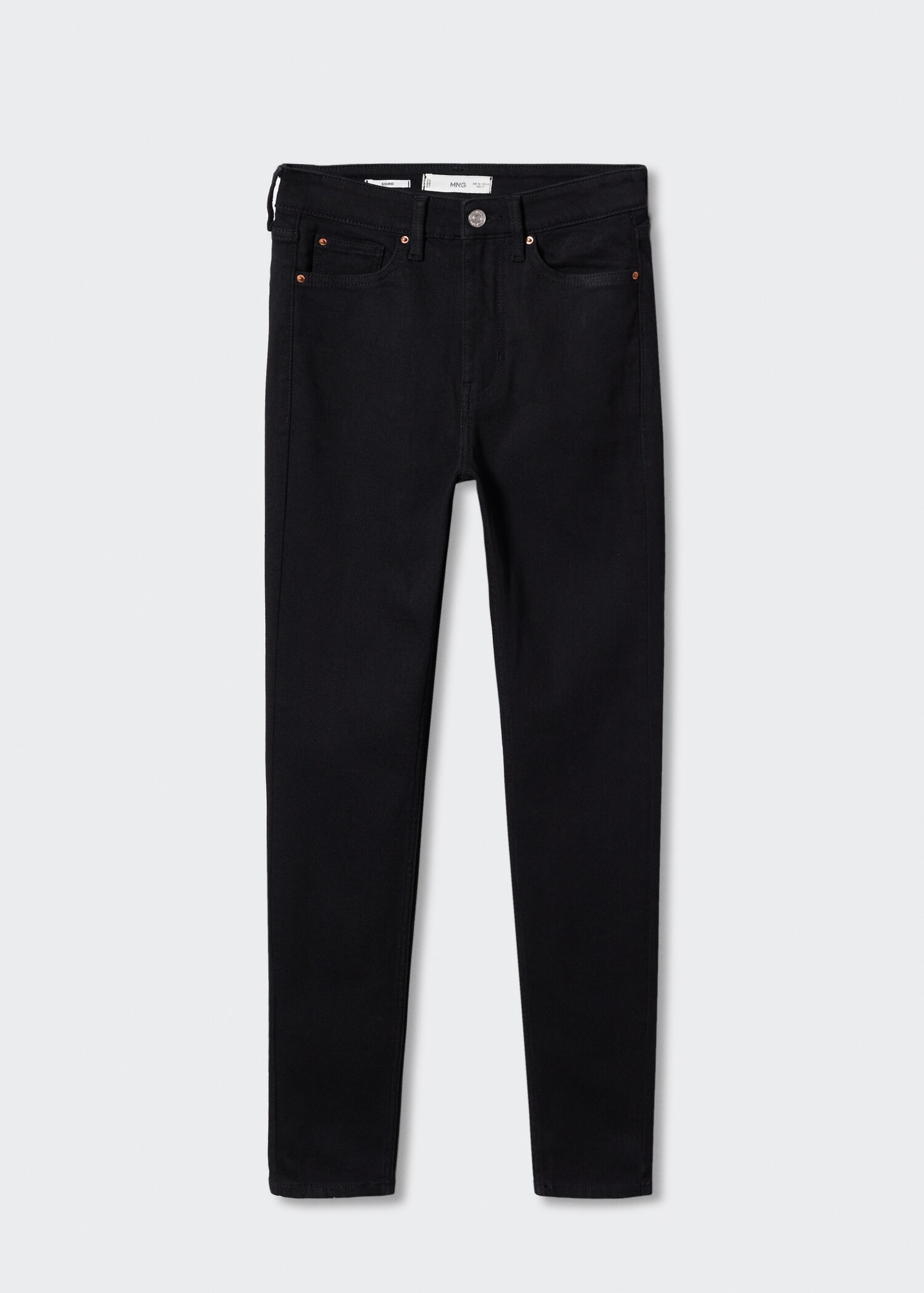 Jeans skinny tiro alto  - Artículo sin modelo