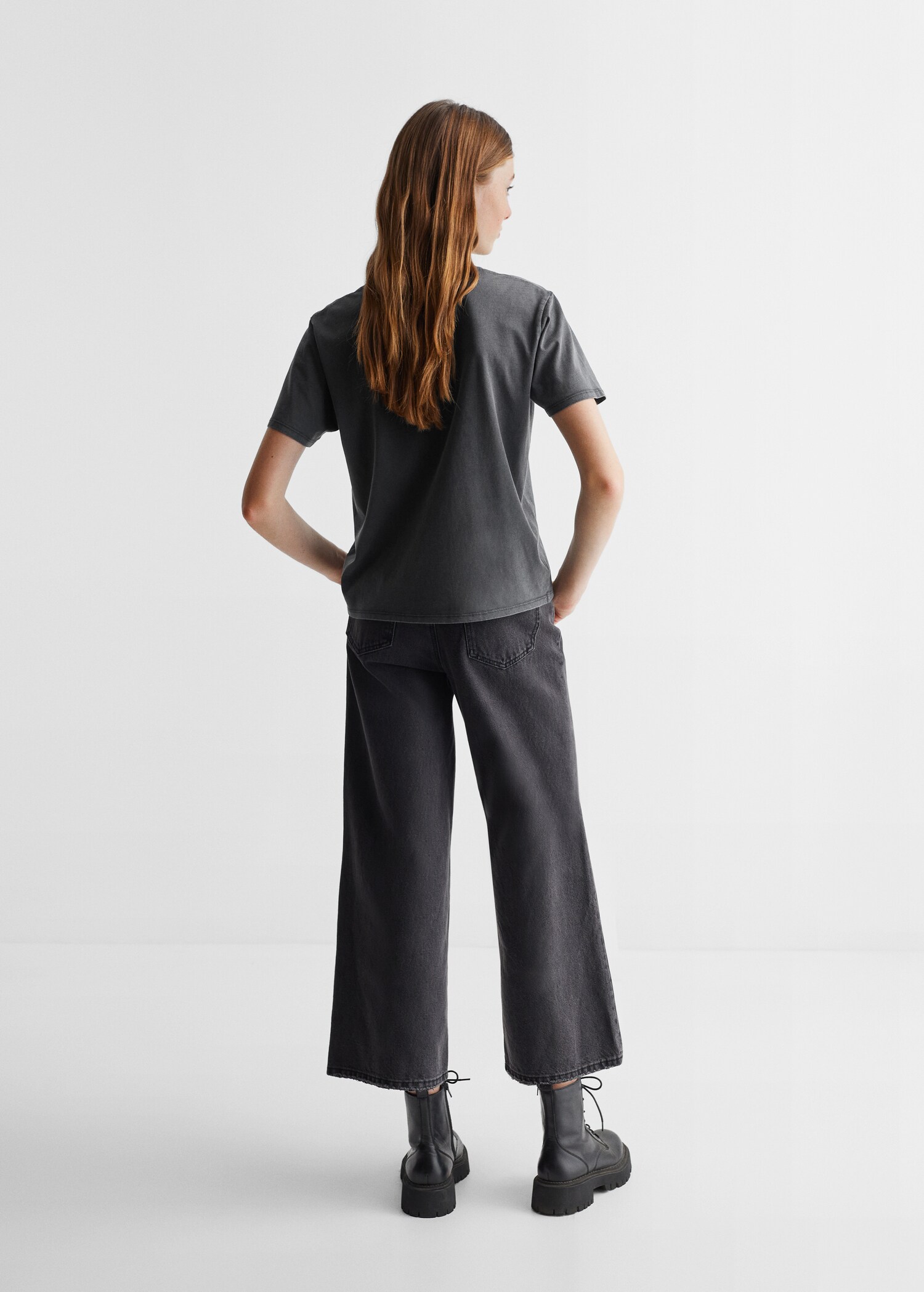 Camiseta estampada mensaje - Reverso del artículo