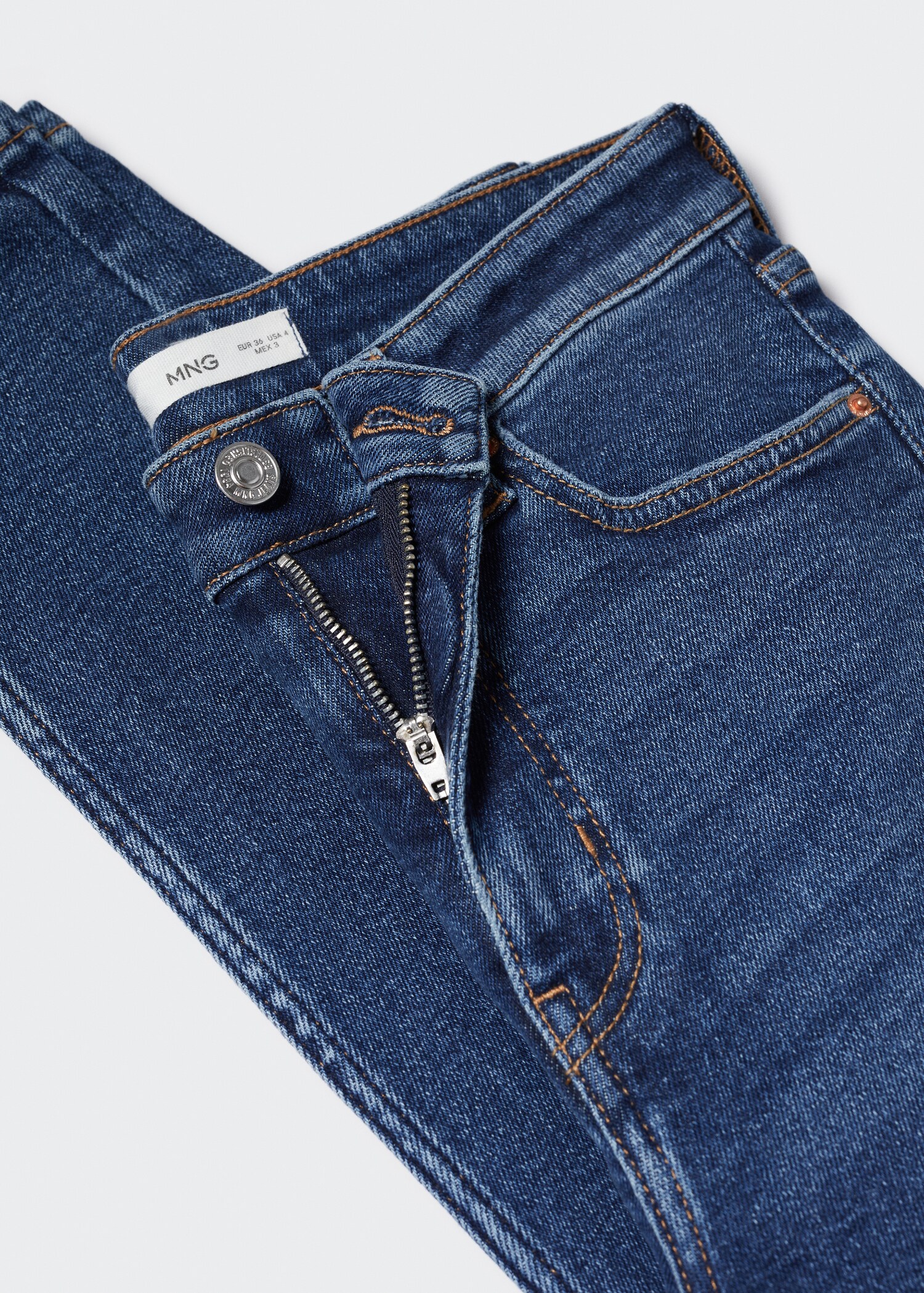Jeans skinny tiro alto  - Detalle del artículo 8