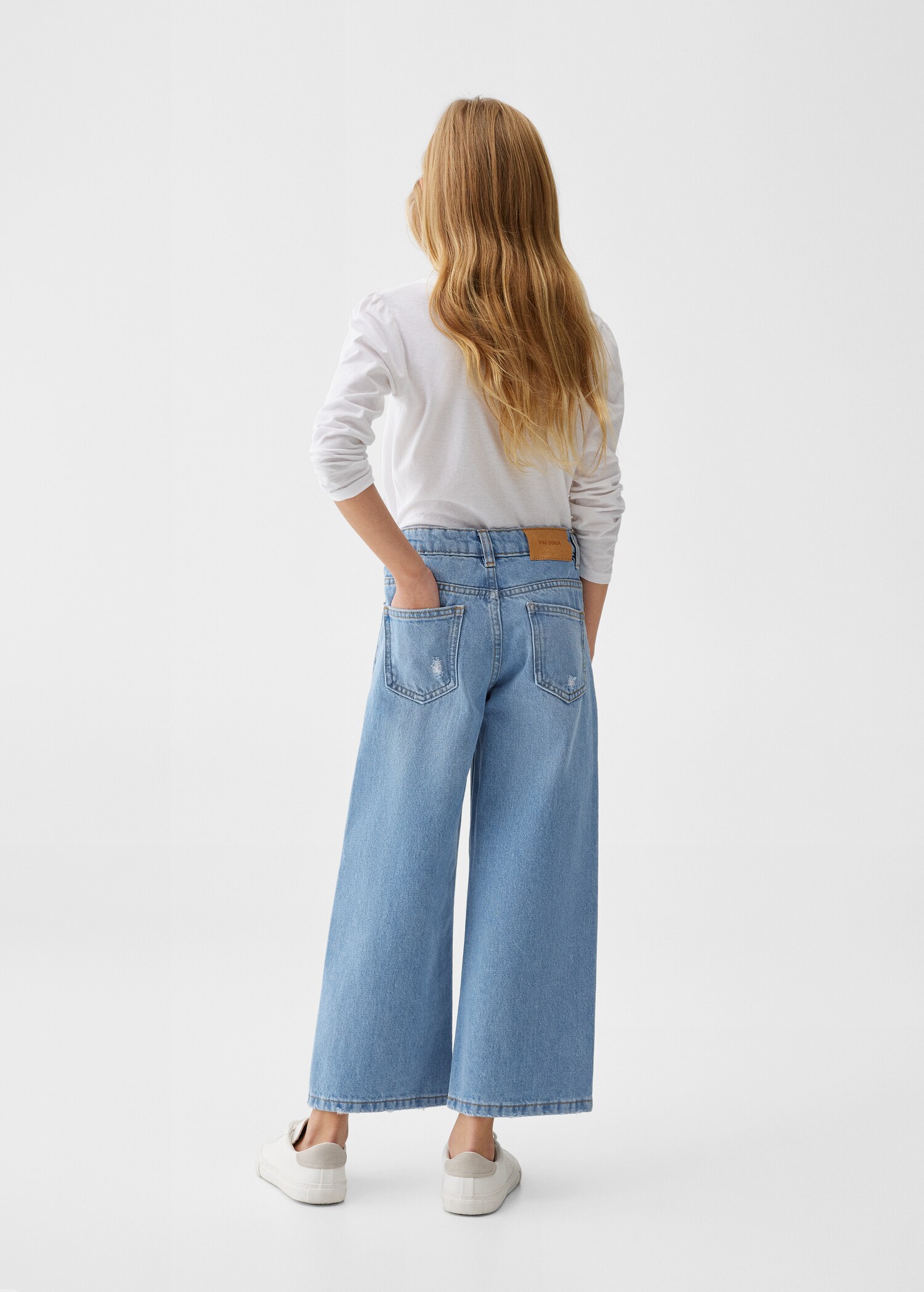 Jupe-culotte jean - Verso de l’article