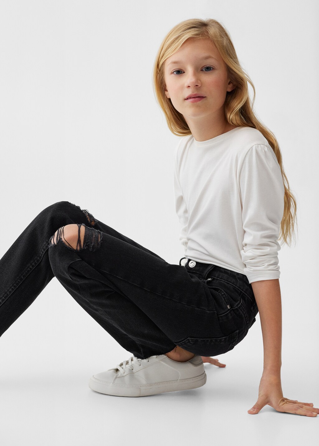 Jean mom enfant hotsell