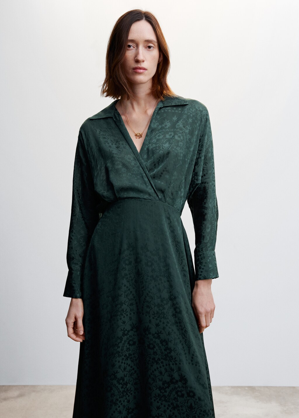 Jacquard dress Women MANGO China