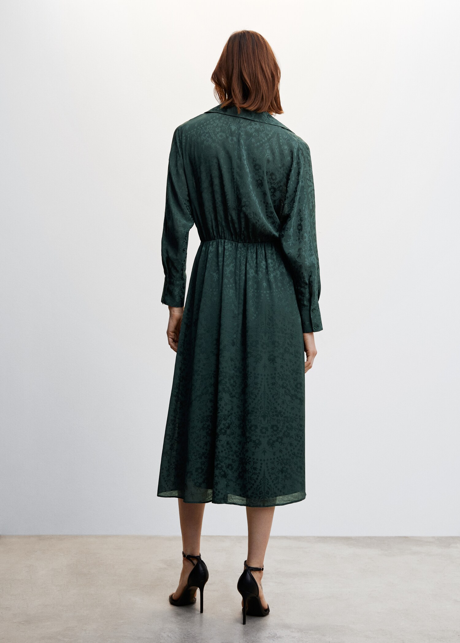 Vestido jacquard - Reverso del artículo