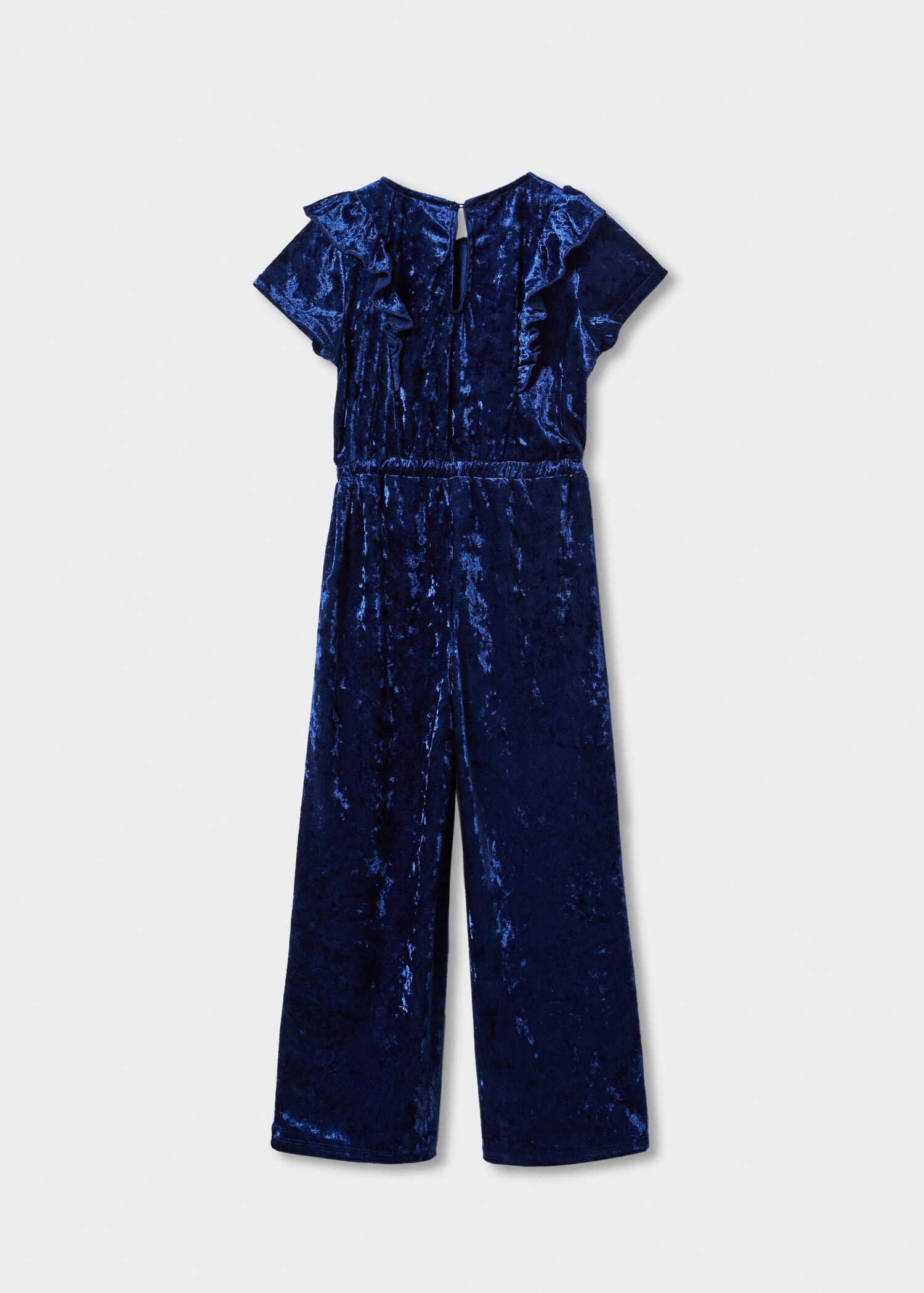 Lang jumpsuit i speilfløyel - Baksiden av artikkelen