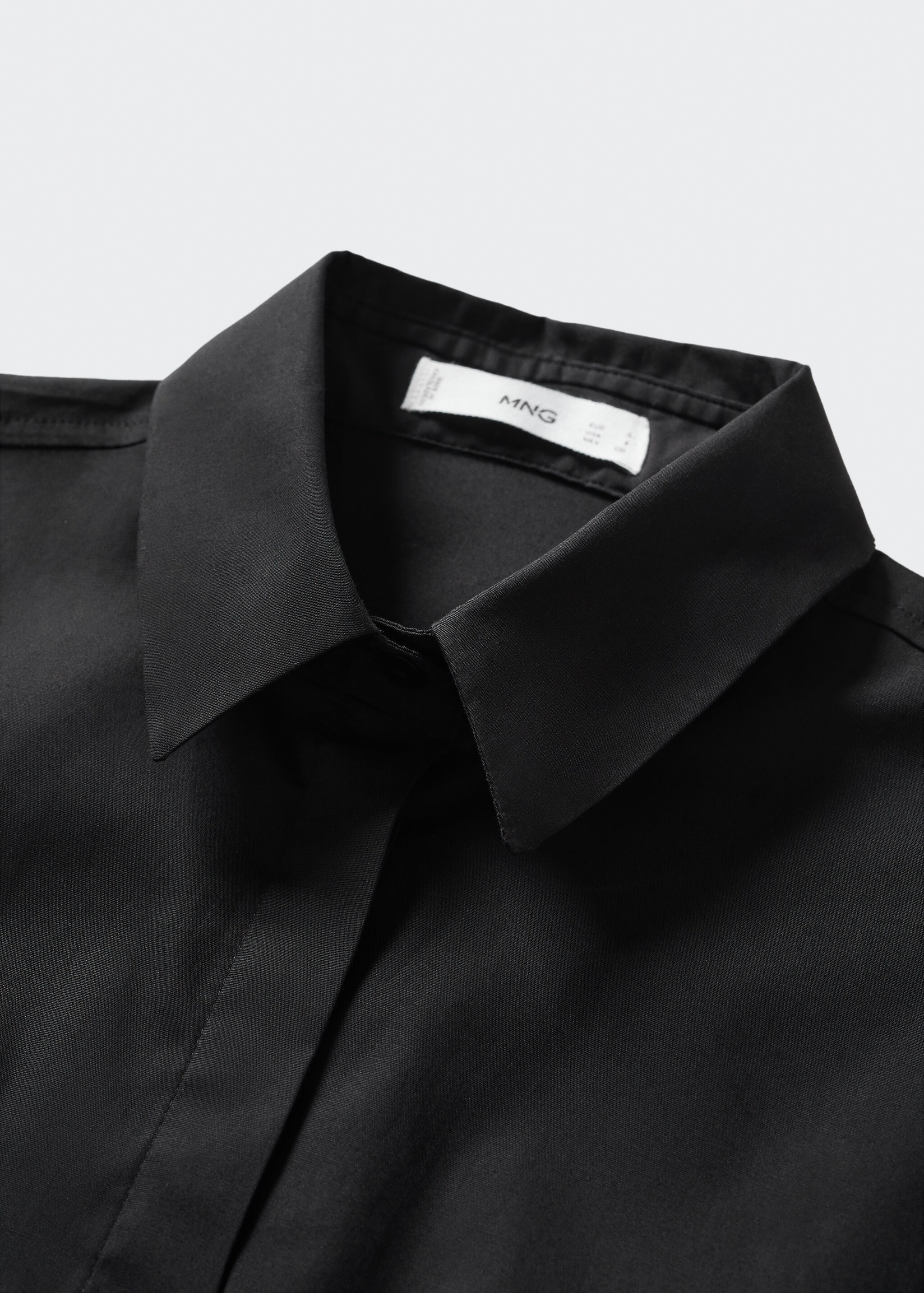 Essential cotton-blend shirt - Details of the article 8
