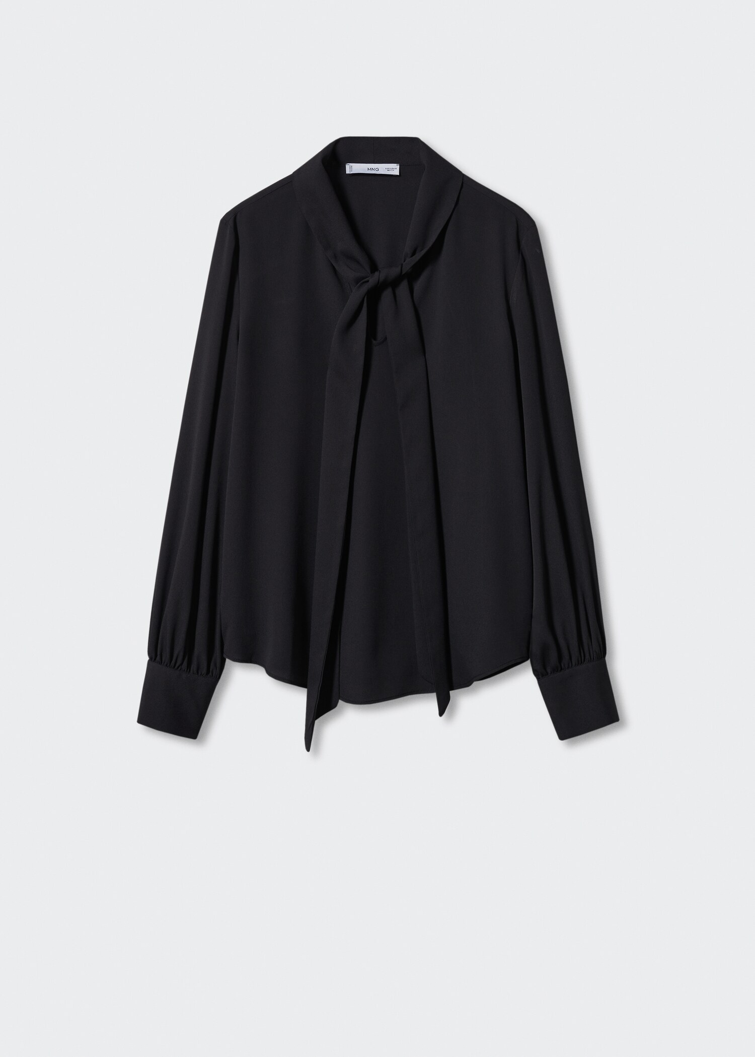 Fließende Bluse mit Schleife - Artikel ohne Model