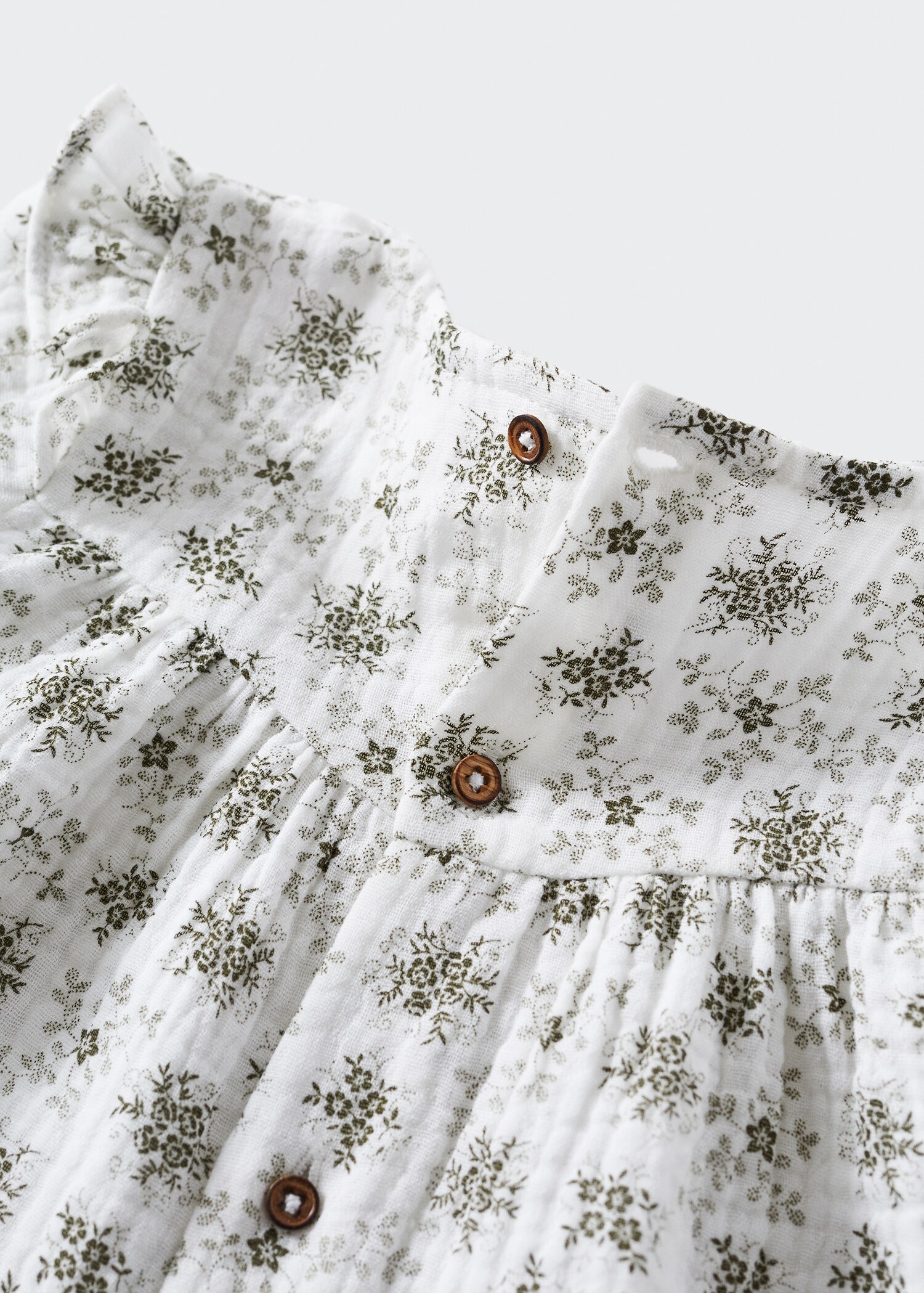 Printed blouse and nappy cover  - Details of the article 0