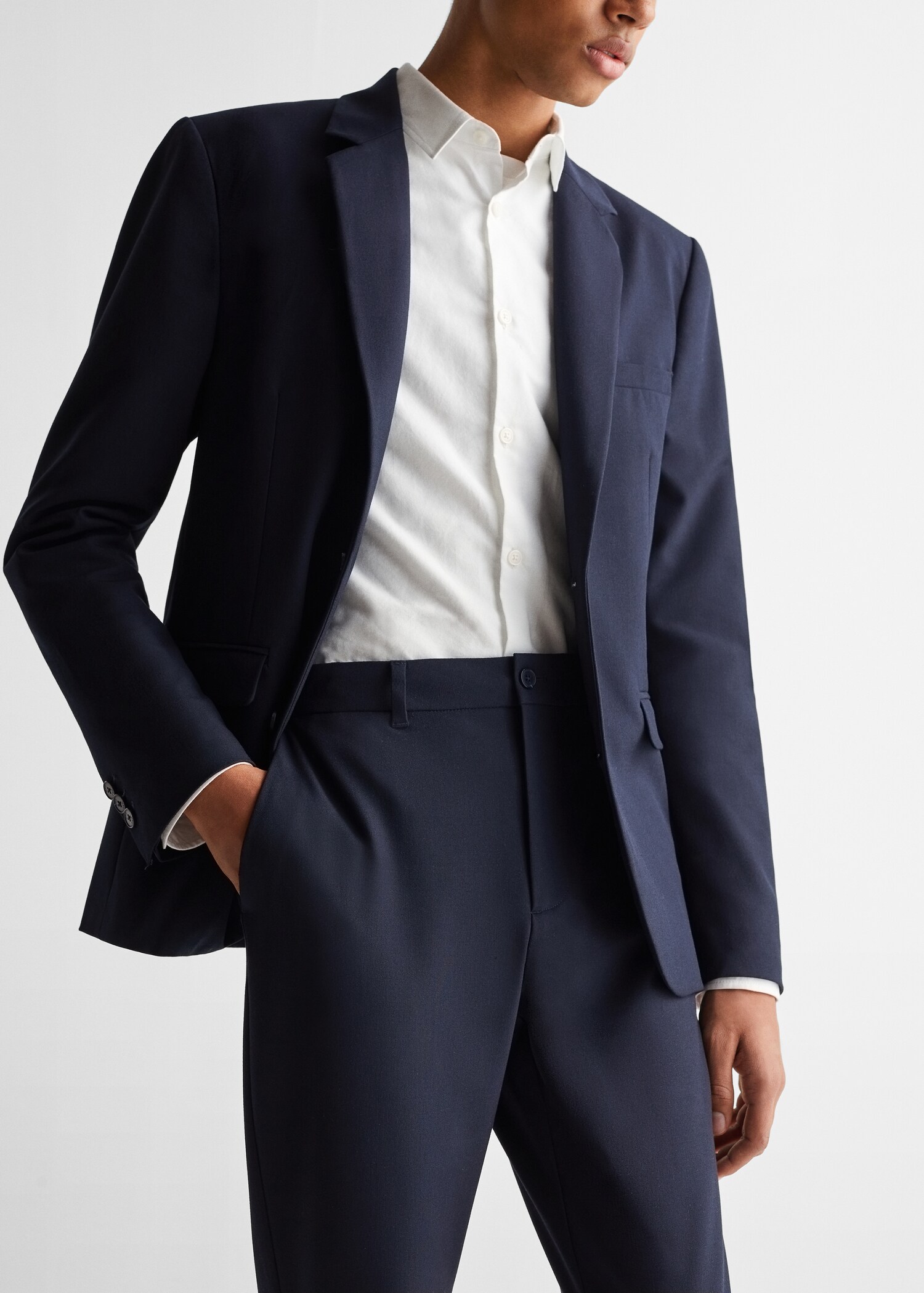 Slim Fit-Anzughose - Mittlere Ansicht