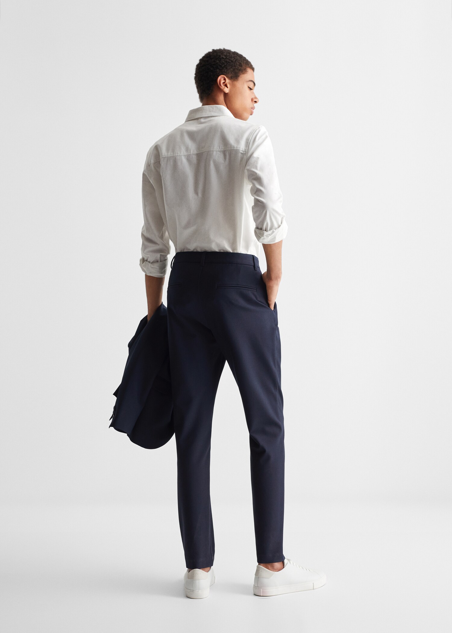 Slim Fit-Anzughose - Rückseite des Artikels