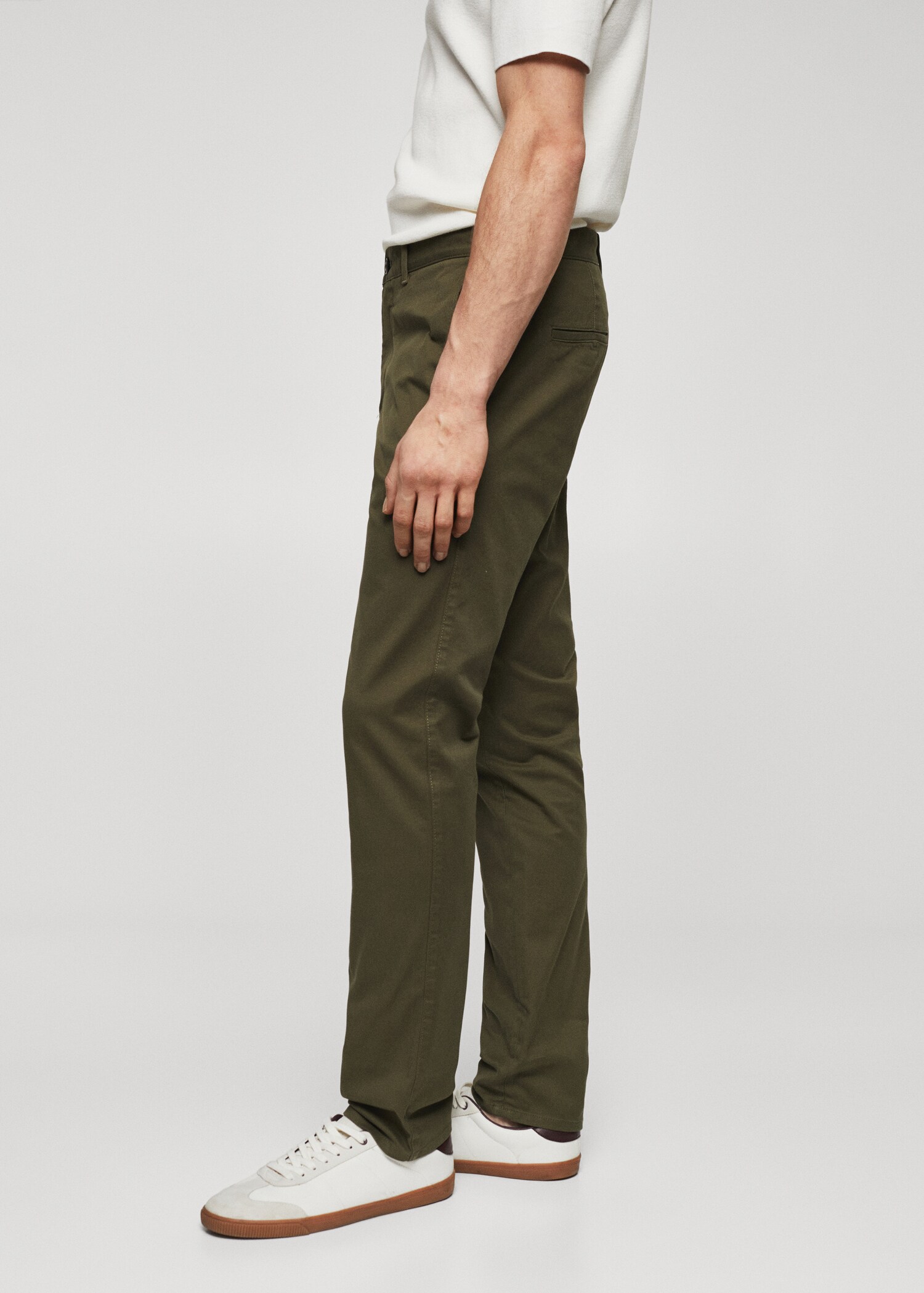 Slim Fit Twill-Chinohose - Detail des Artikels 4