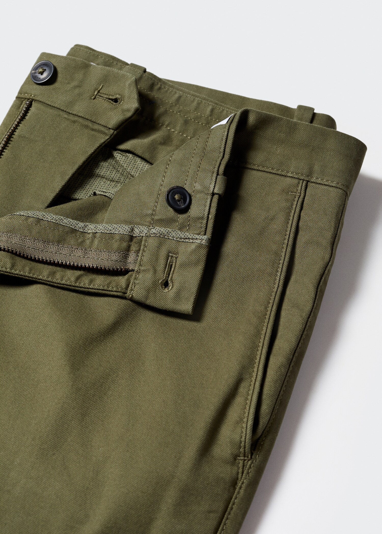 Slim Fit Twill-Chinohose - Detail des Artikels 8