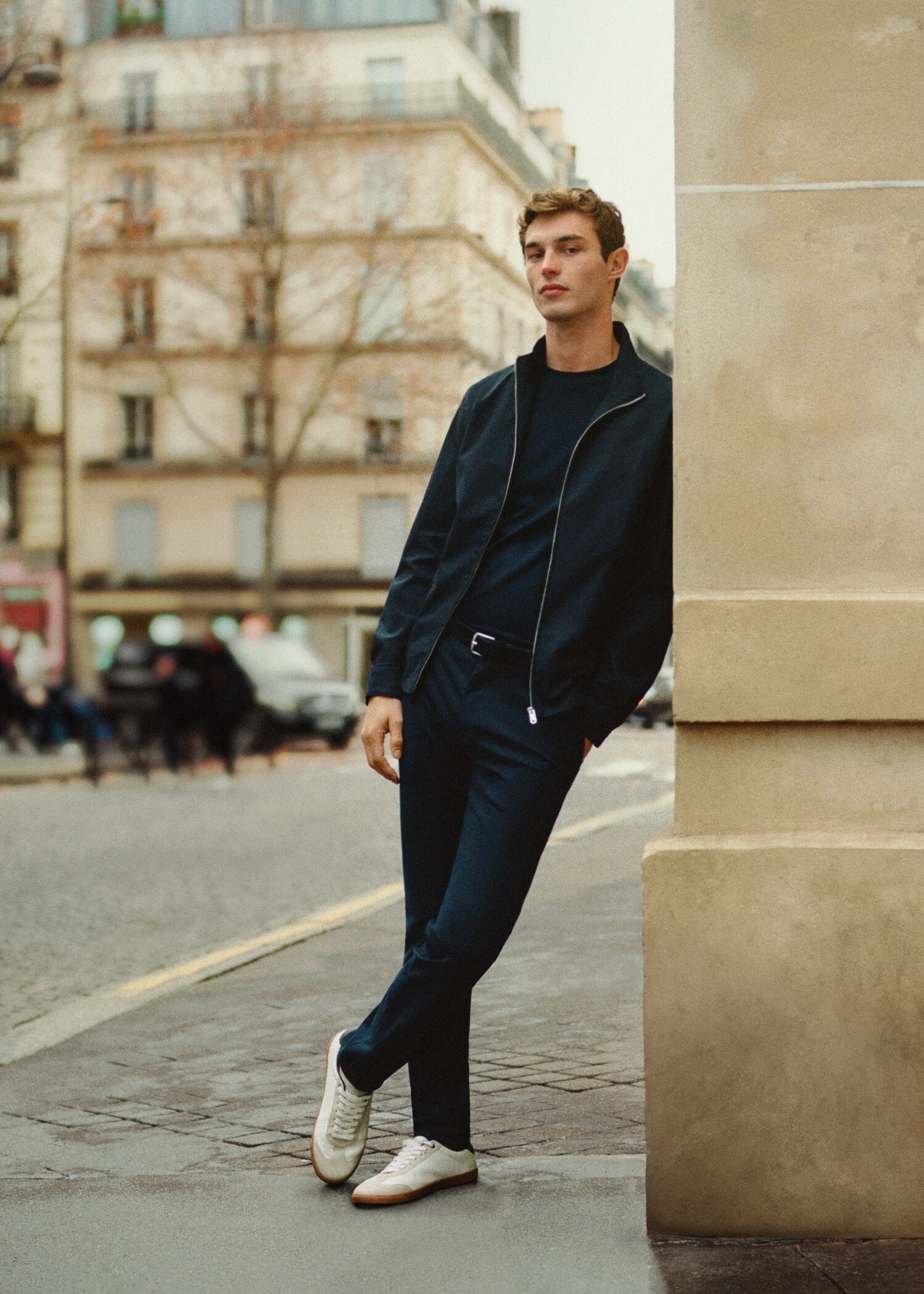 Slim fit serge chino trousers - Details of the article 5