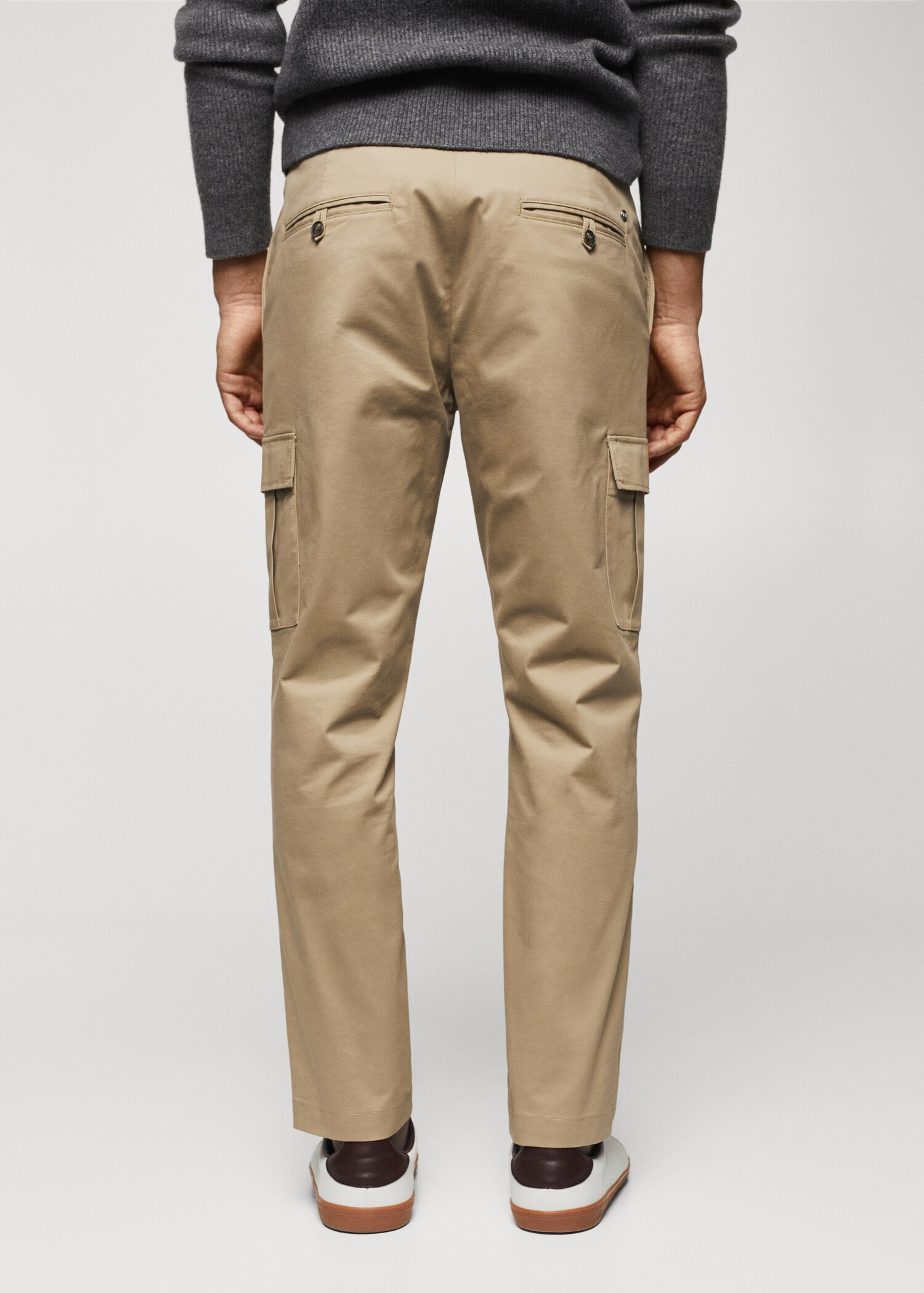 Pantalon cargo coton - Verso de l’article