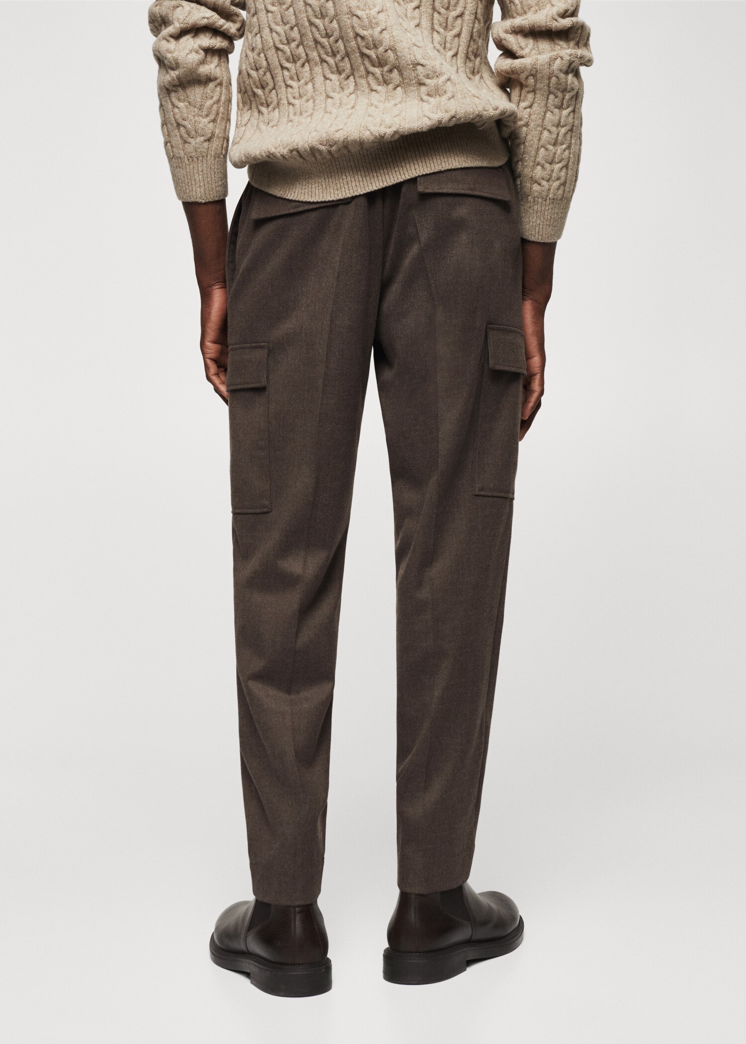 Pantalon cargo texturé - Verso de l’article