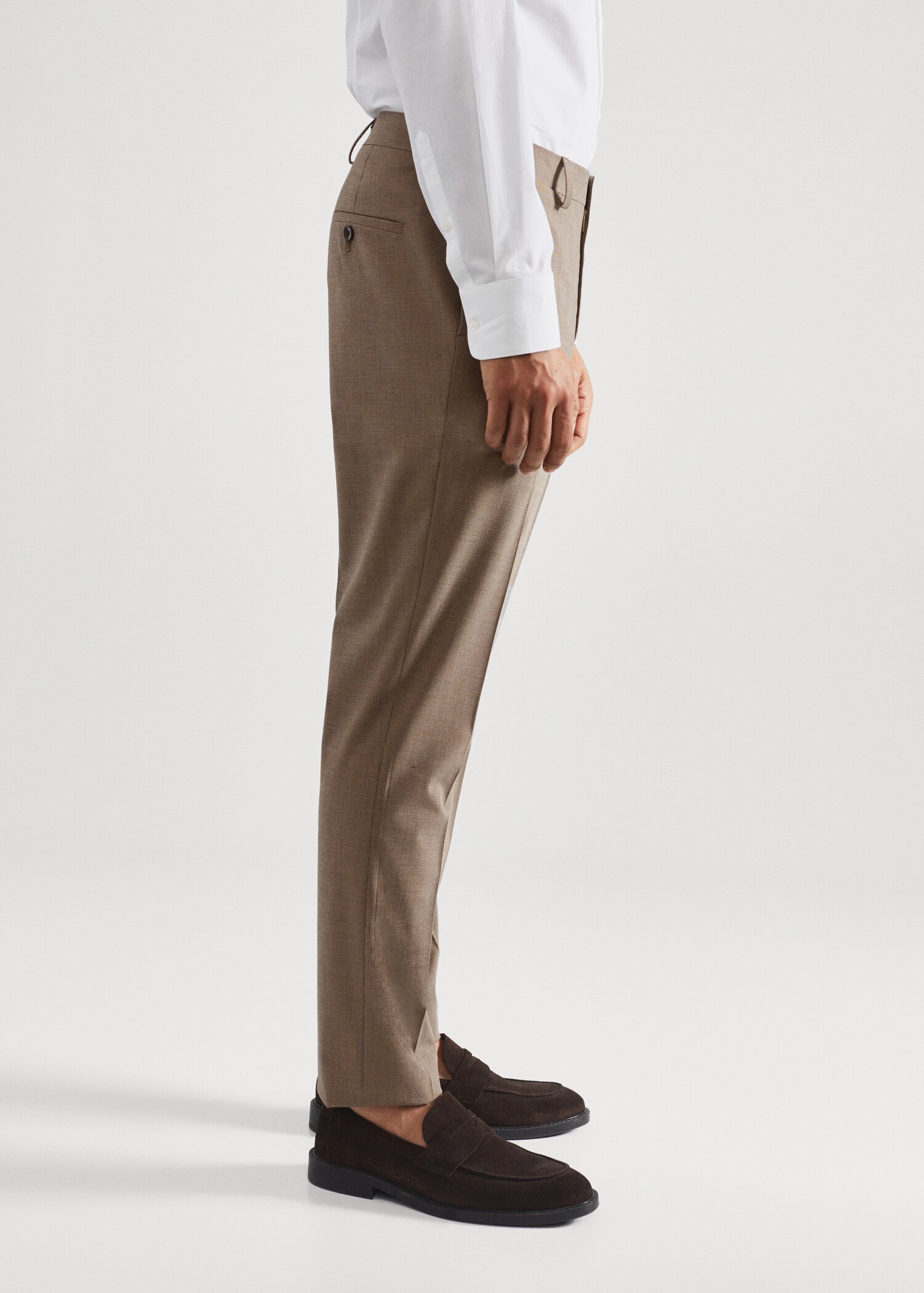 Костюмные брюки super slim fit - Деталь изделия 1
