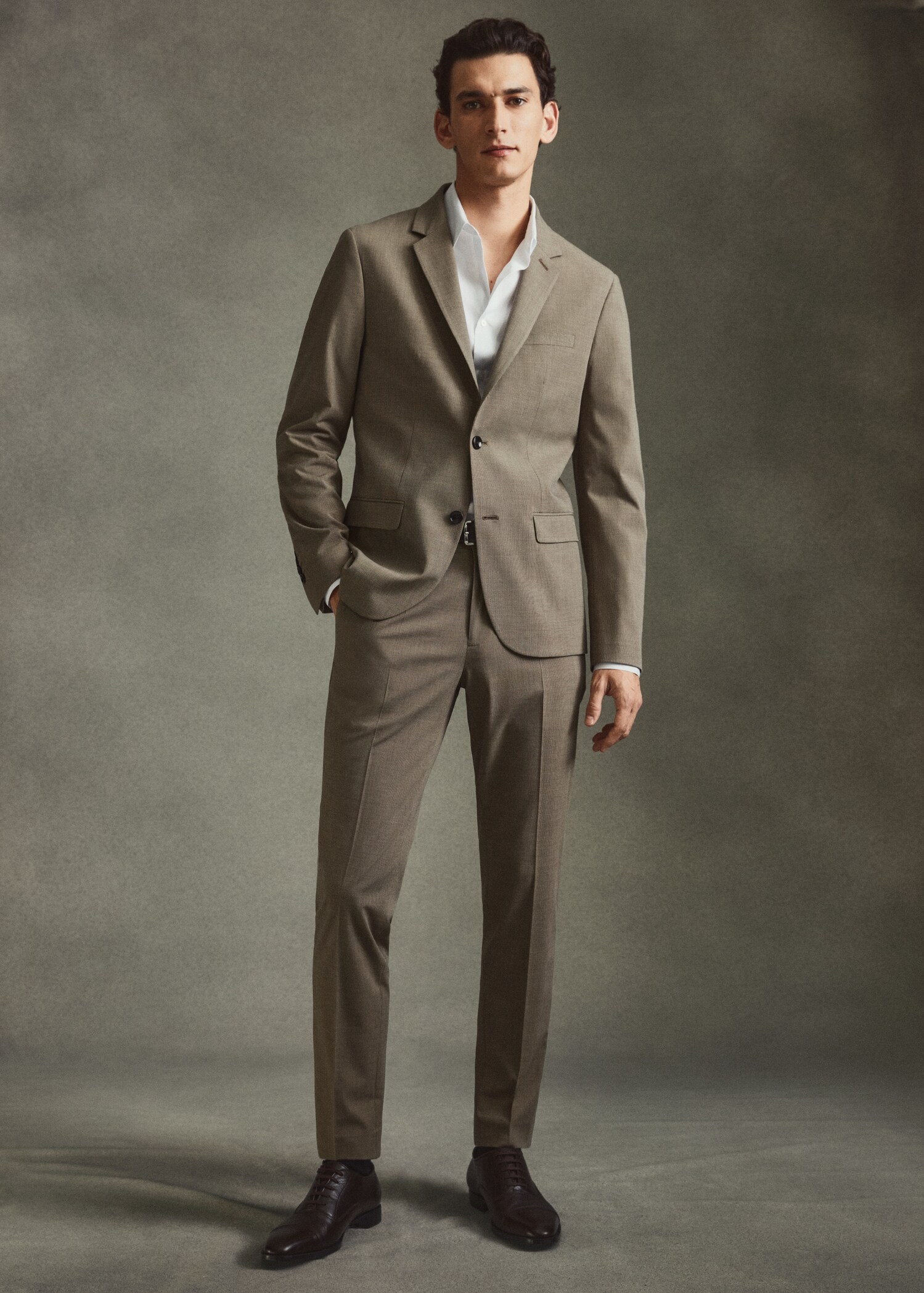 Костюмные брюки super slim fit - Деталь изделия 3