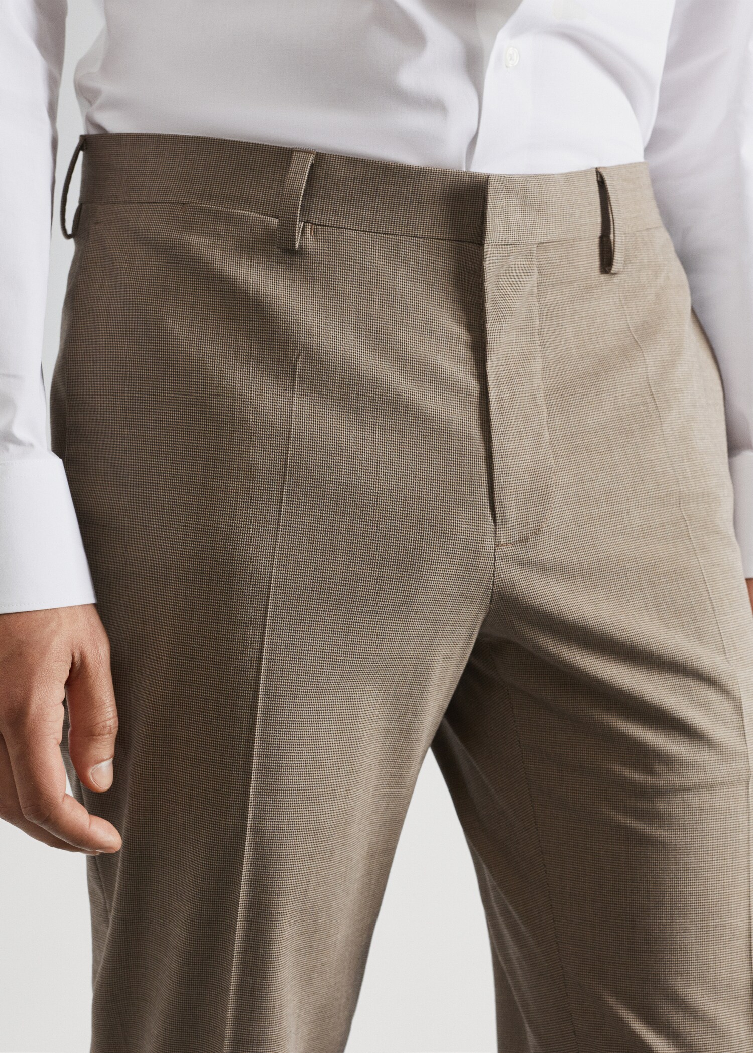 Костюмные брюки super slim fit - Деталь изделия 6
