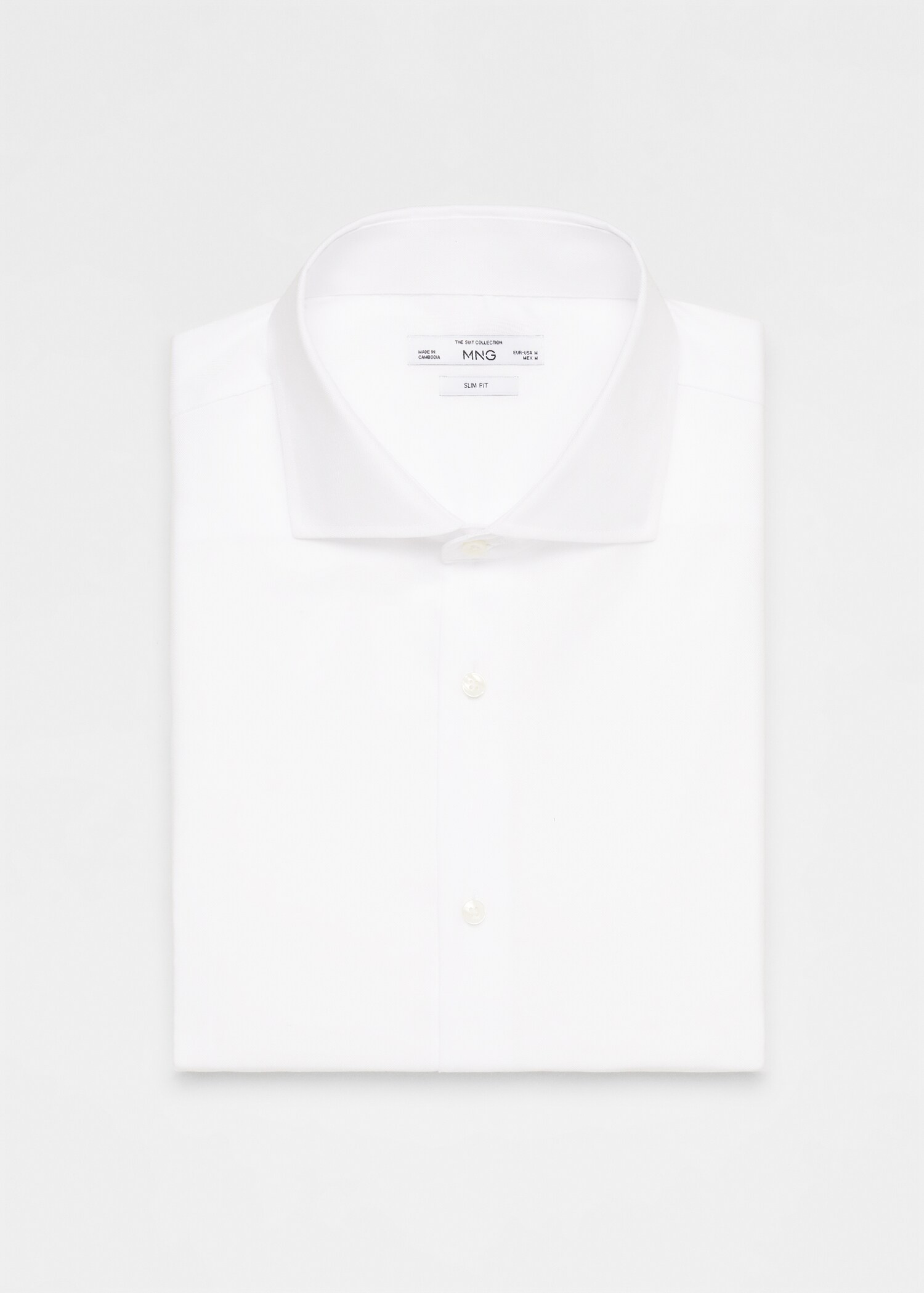 Camisa traje slim fit algodón - Detalle del artículo 0