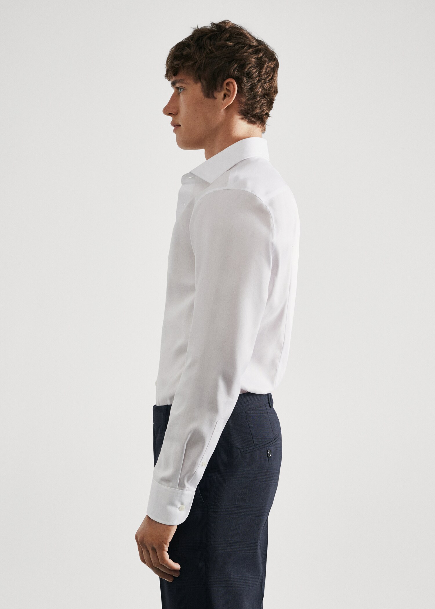 Camisa traje slim fit algodón - Detalle del artículo 2