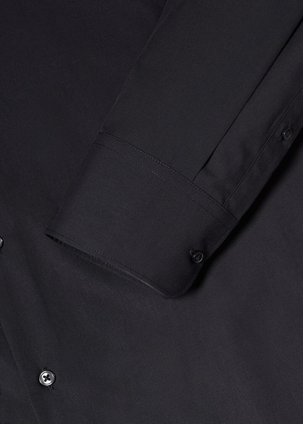 Slim fit stretch cotton suit shirt