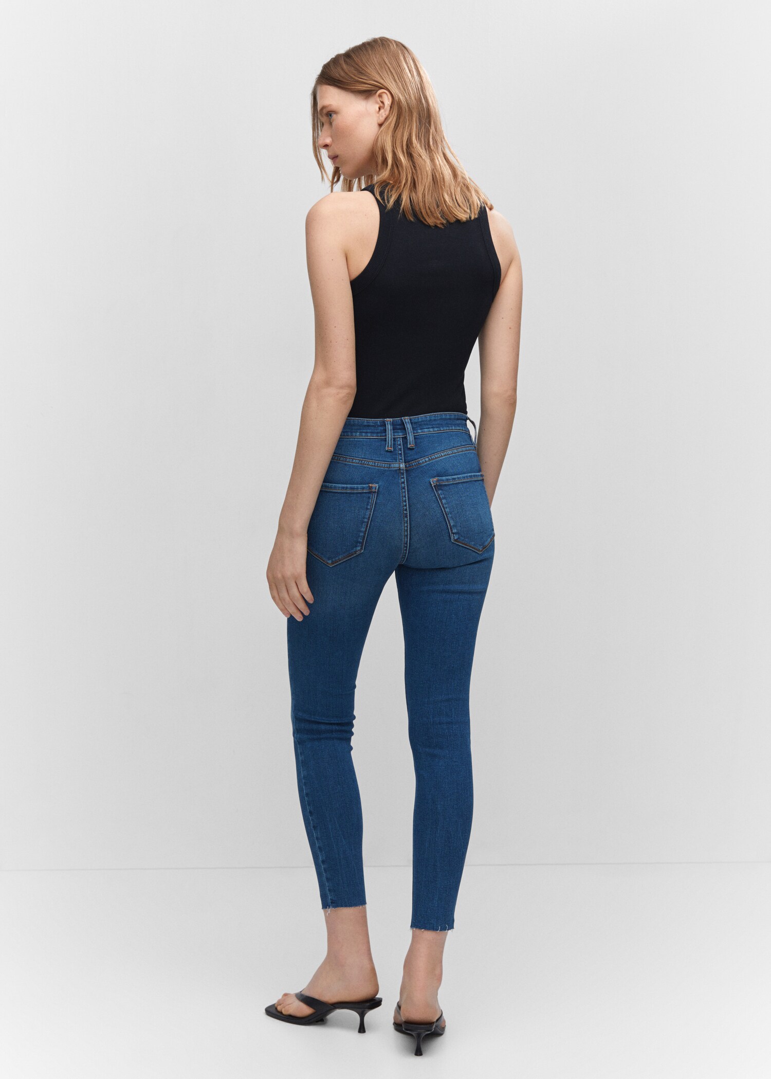 Jeans skinny crop - Reverso del artículo
