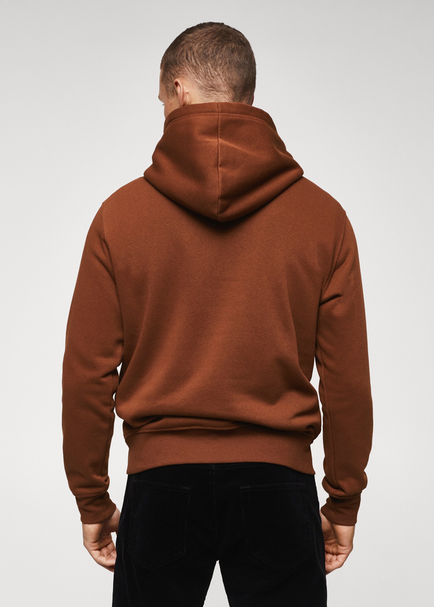 Sudadera algodón capucha - Reverso del artículo